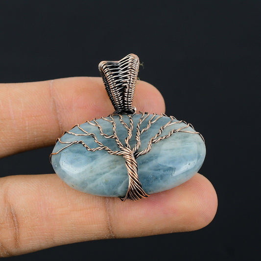 Aquamarine Gemstone Pendant