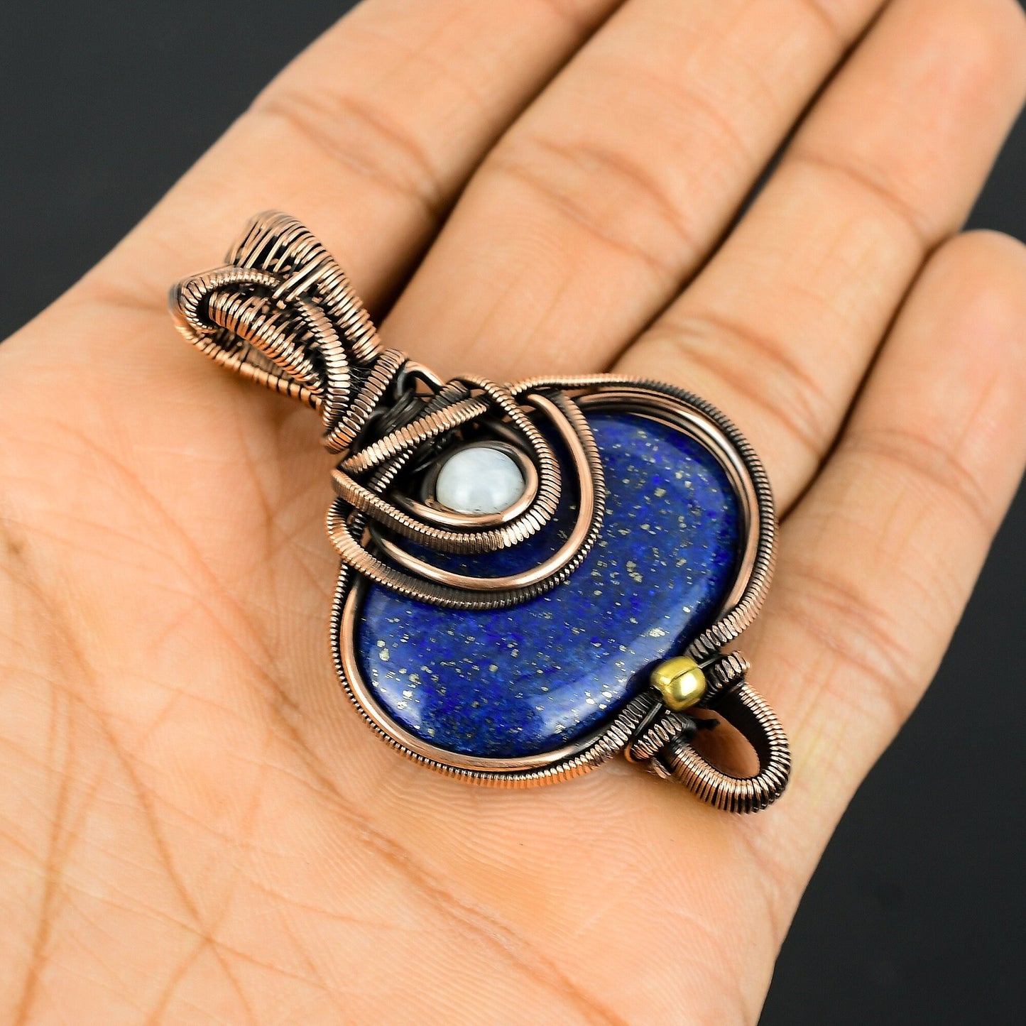 Blue Lapis Lazuli Gemstone Pendant