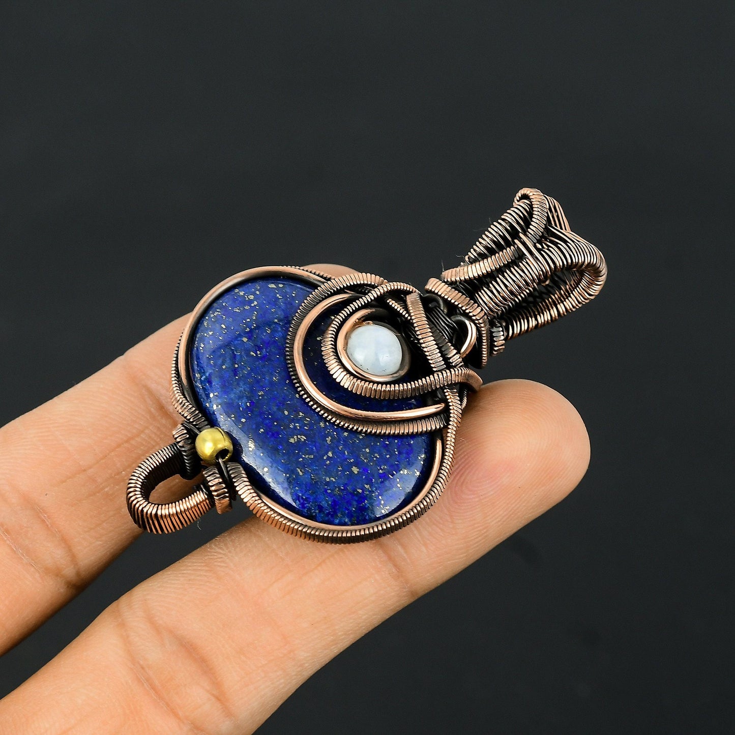 Blue Lapis Lazuli Gemstone Pendant