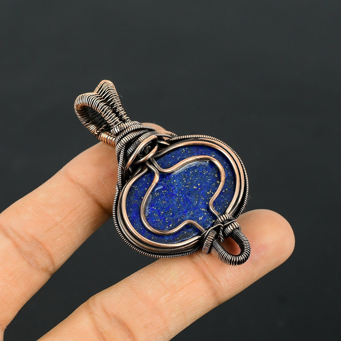 Blue Lapis Lazuli Gemstone Pendant