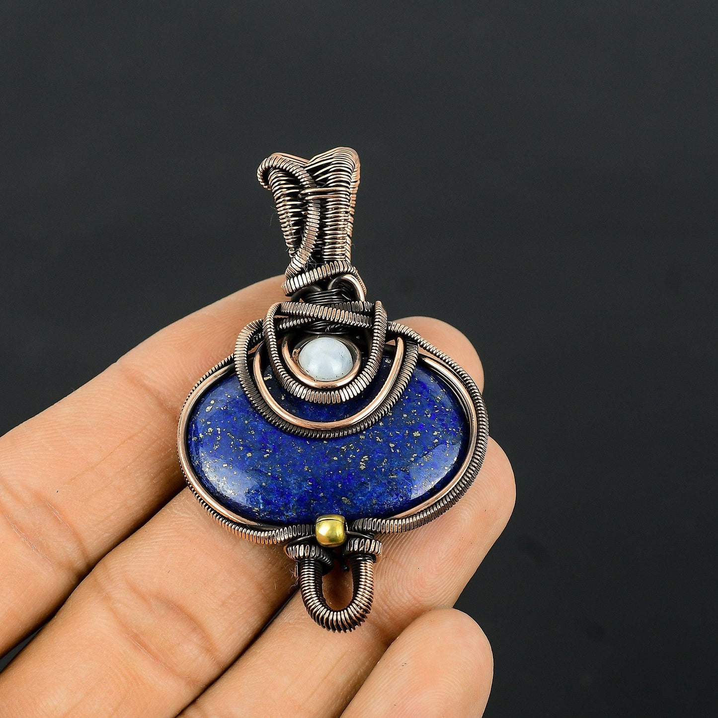 Blue Lapis Lazuli Gemstone Pendant