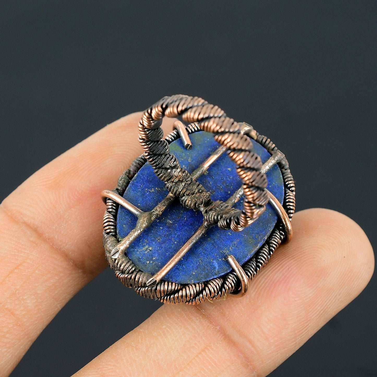 Blue Lapis Gemstone Ring