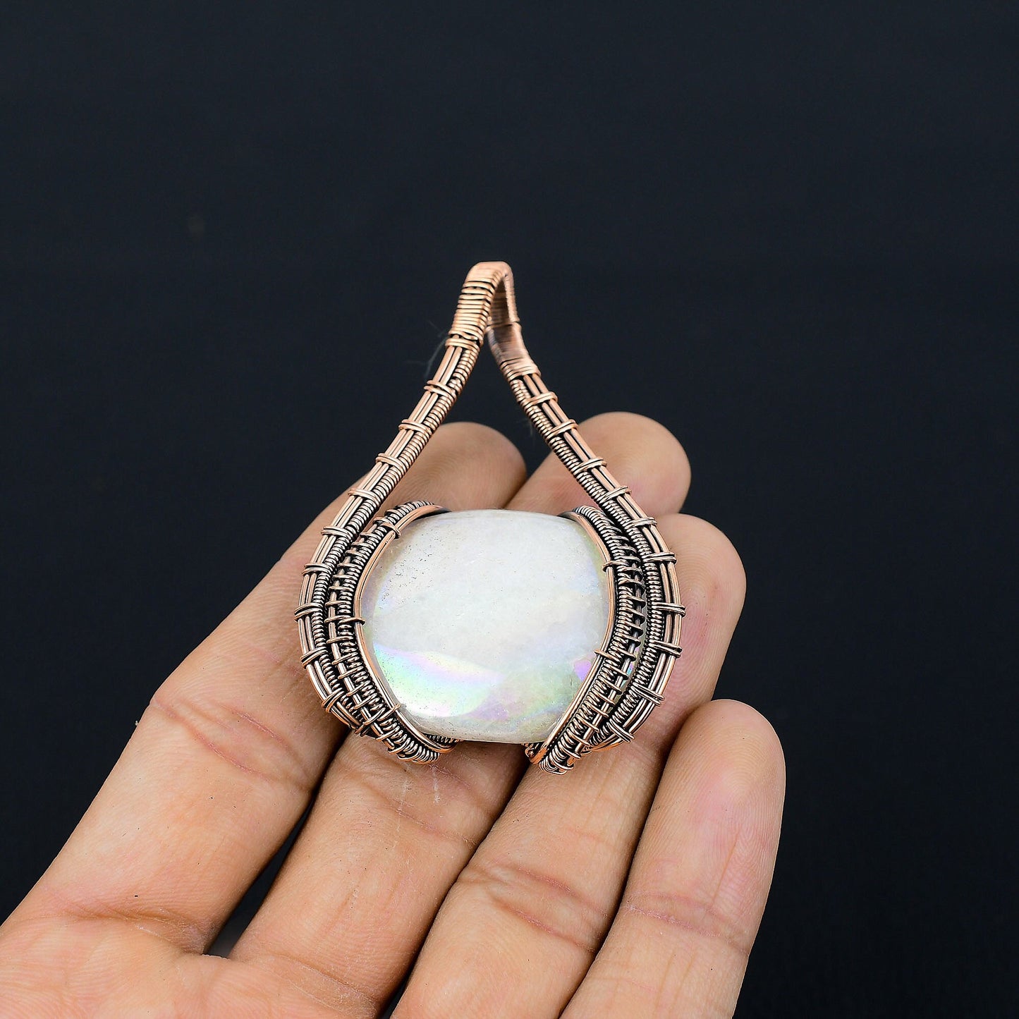 Rainbow Quartz Gemstone Pendant