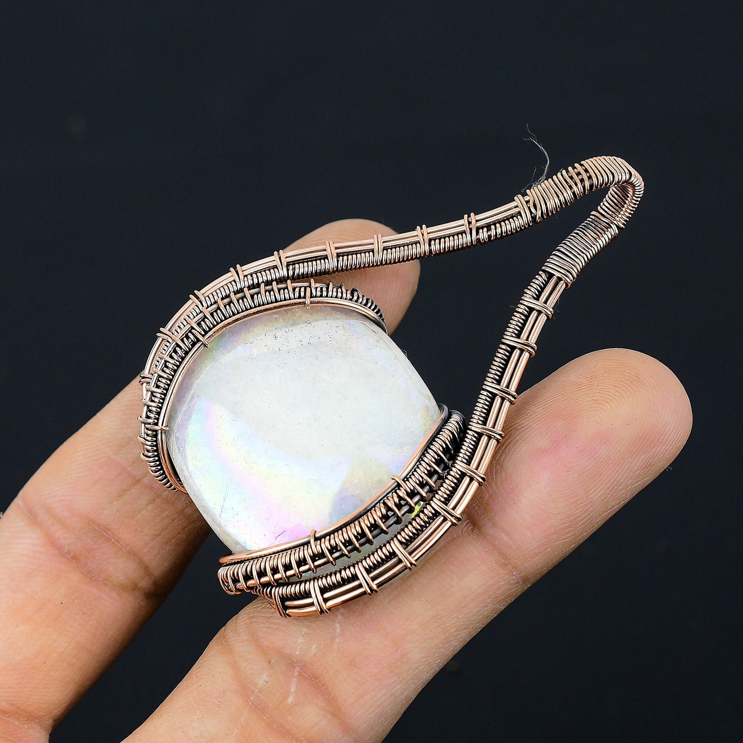 Rainbow Quartz Gemstone Pendant