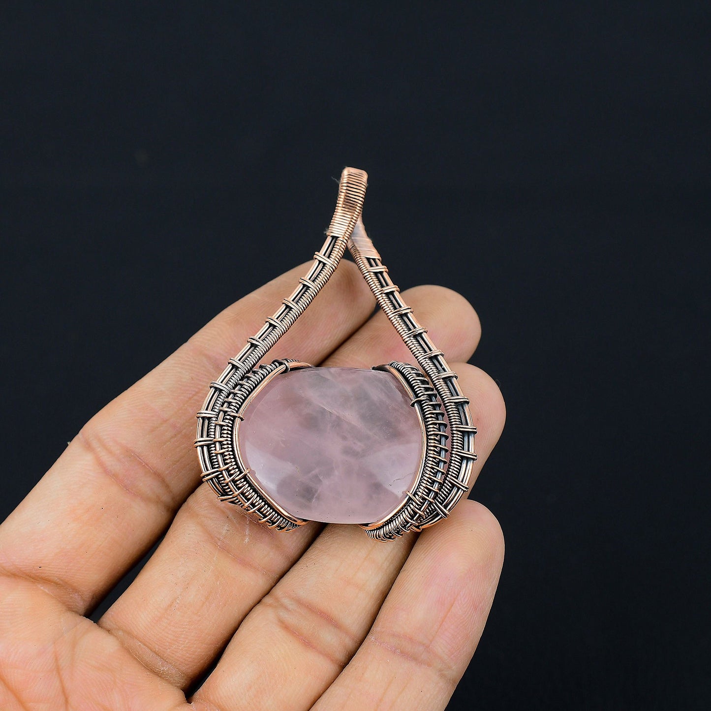 Rose Quartz Gemstone Pendant