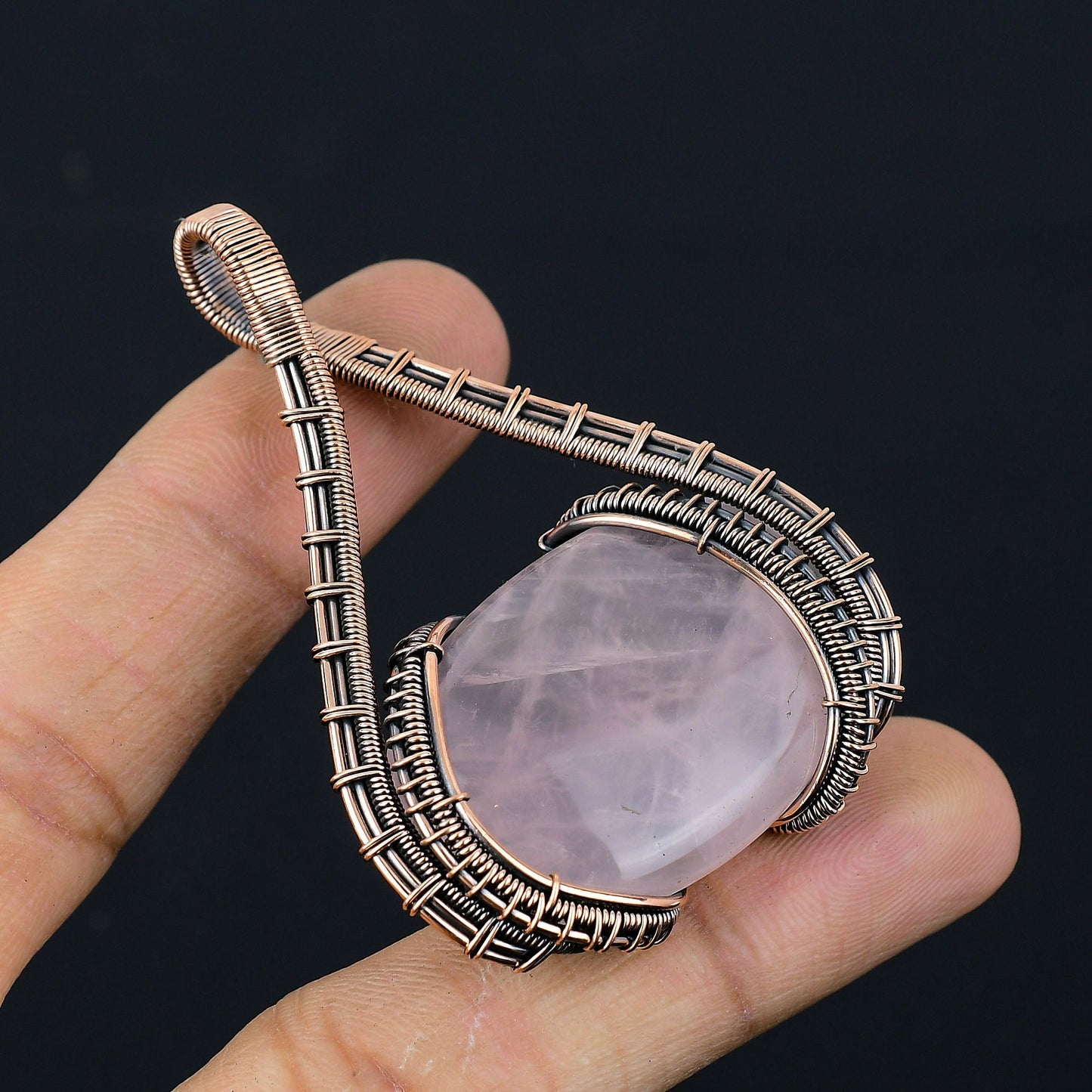 Rose Quartz Gemstone Pendant