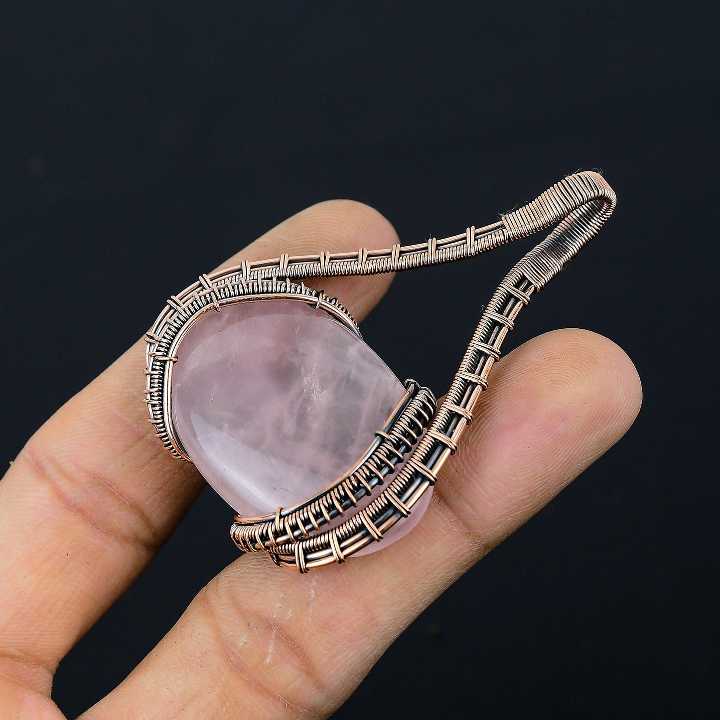 Rose Quartz Gemstone Pendant