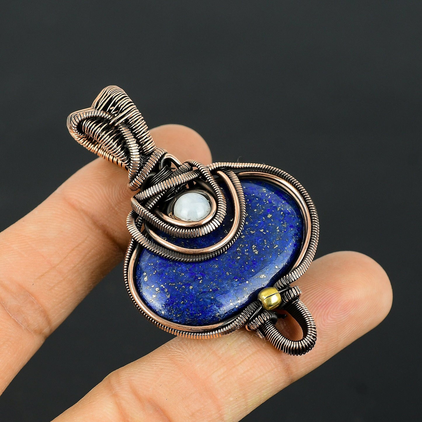Blue Lapis Lazuli Gemstone Pendant