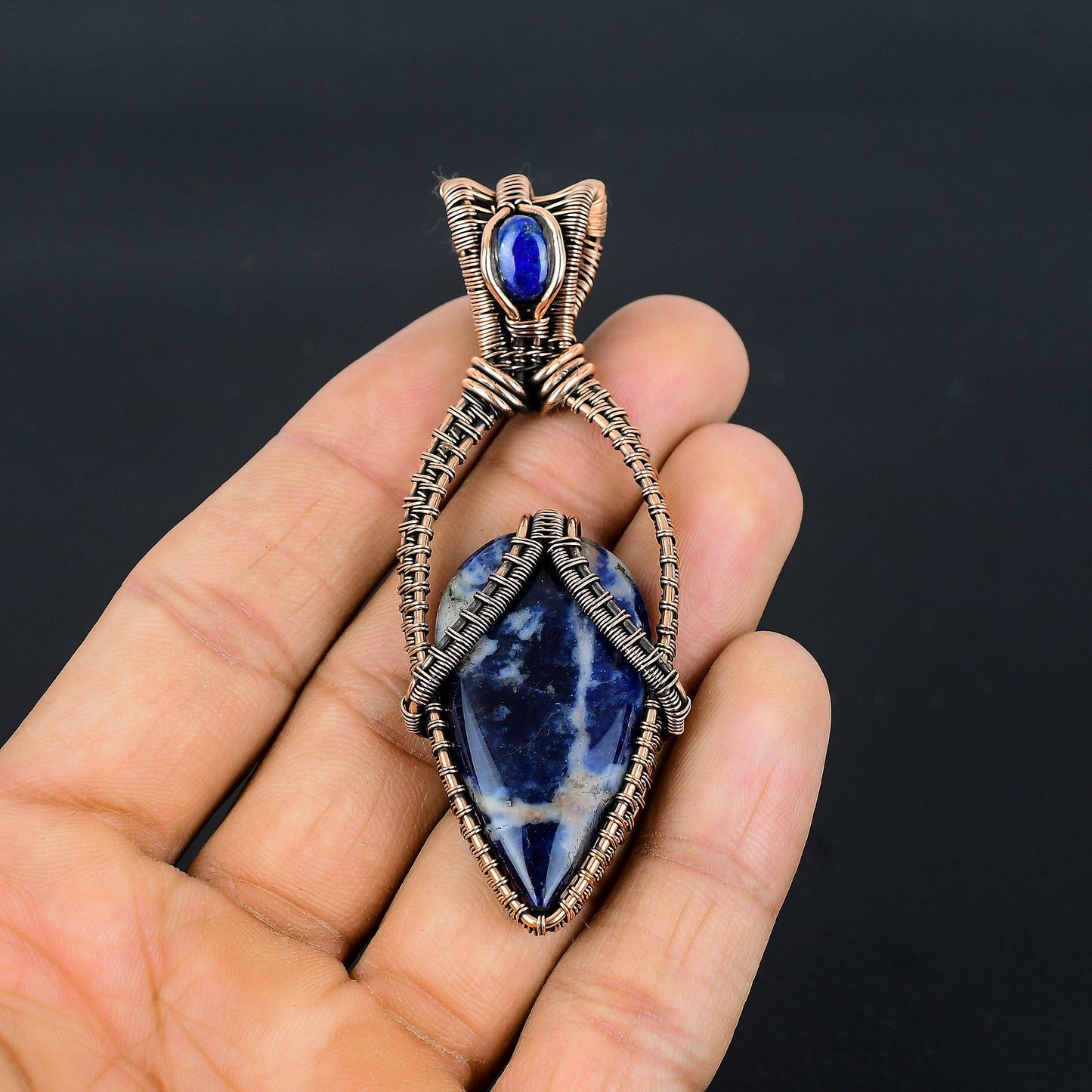 Blue Sodalite Gemstone Pendant