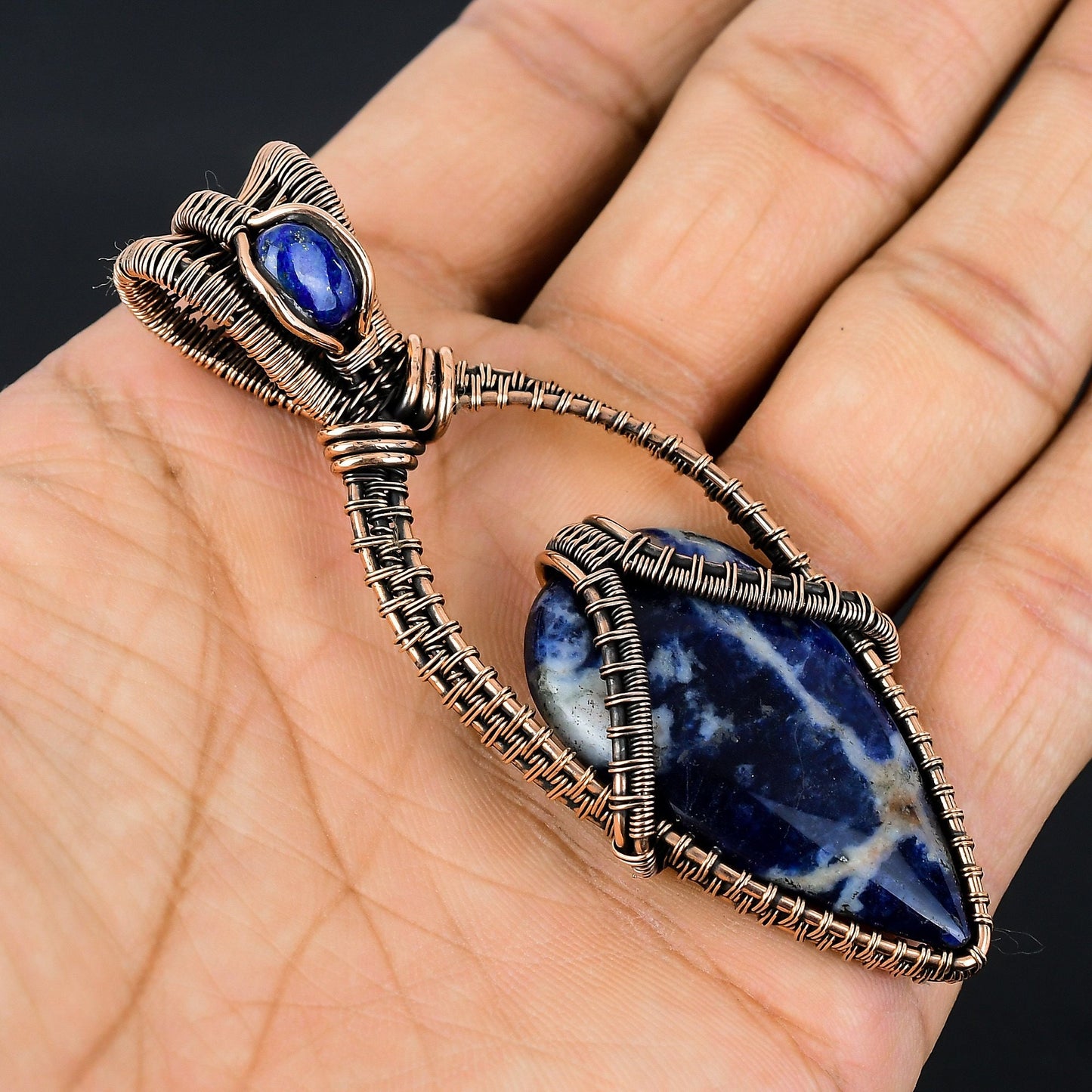 Blue Sodalite Gemstone Pendant
