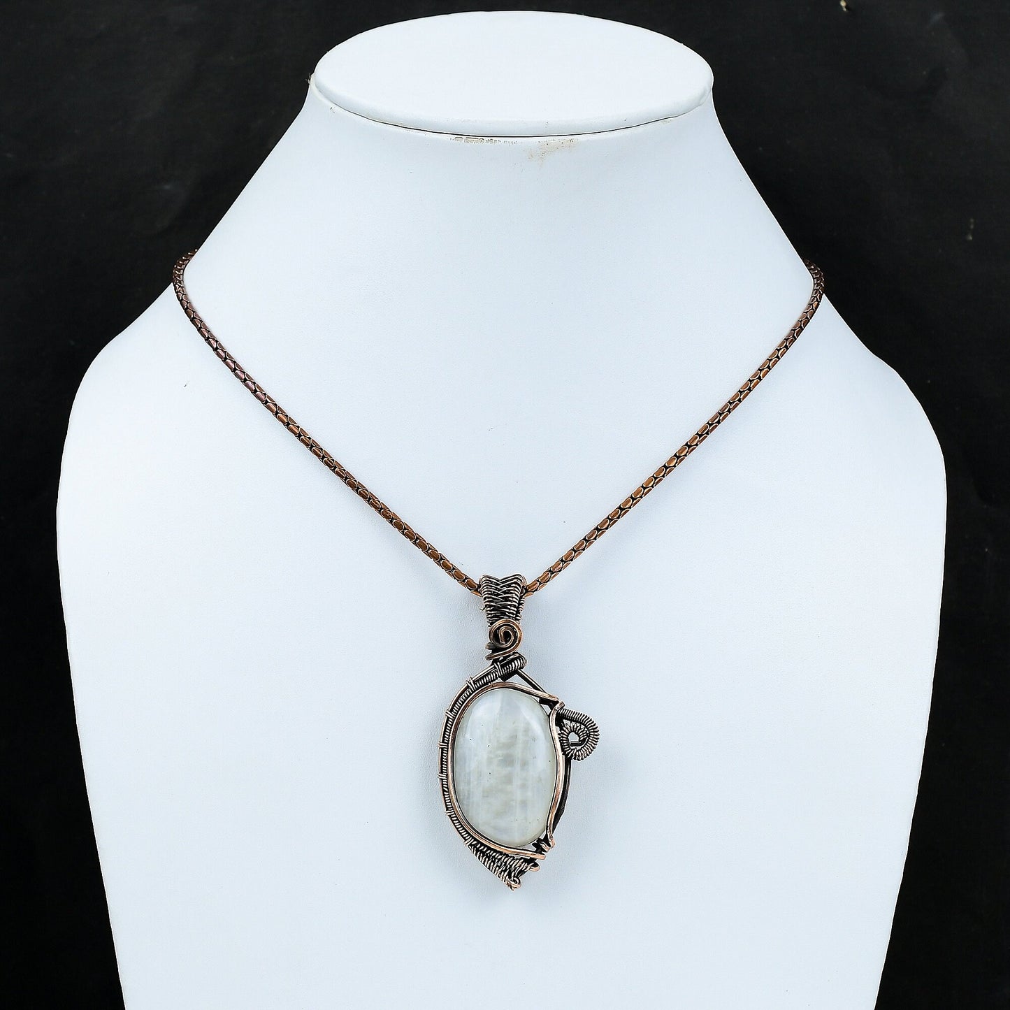 Rainbow Moonstone Gemstone Pendant