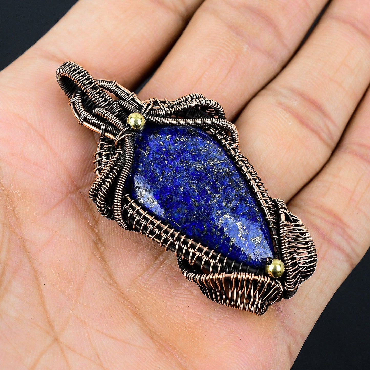 Blue Lapis Lazuli Gemstone Pendant