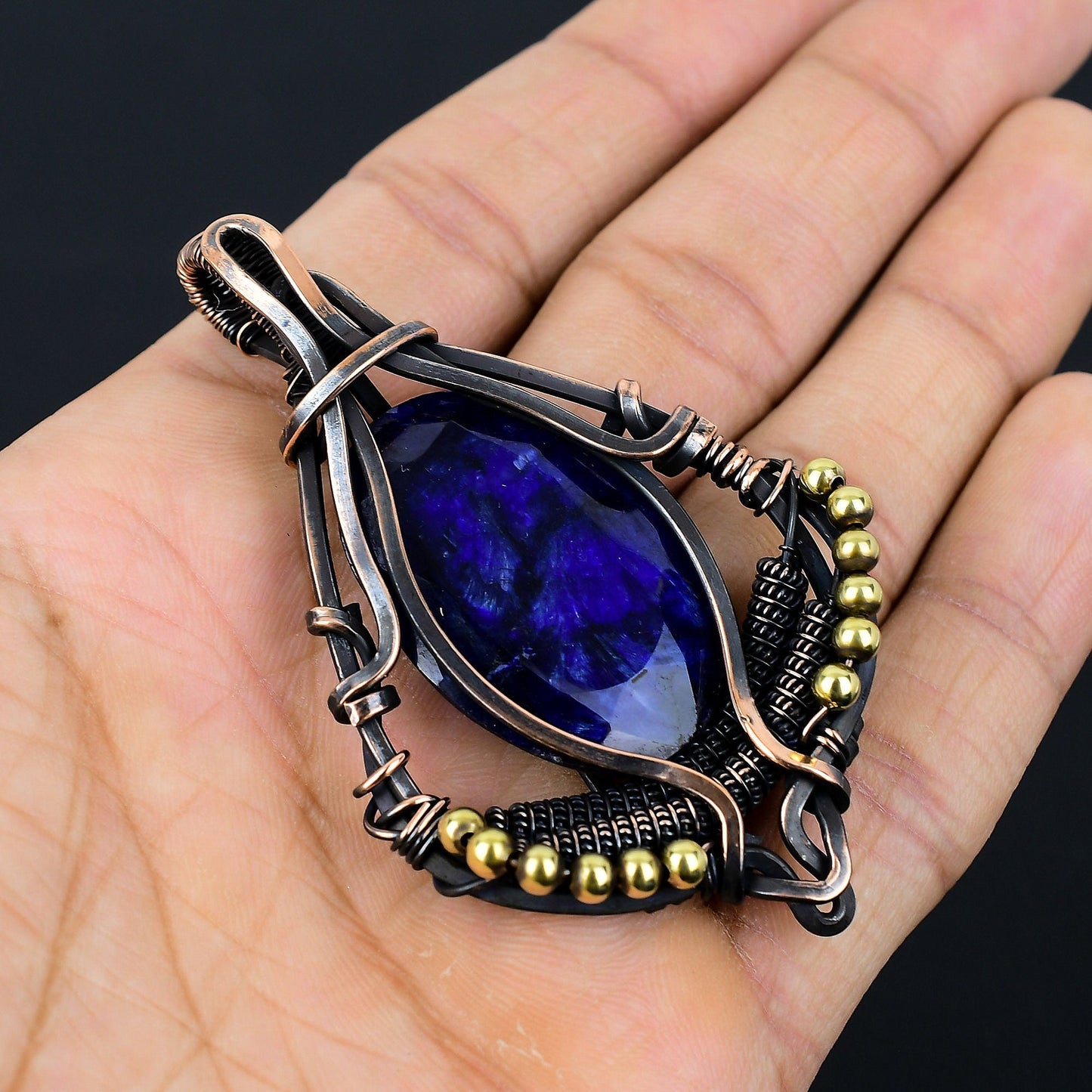Blue Sapphire Gemstone Pendant