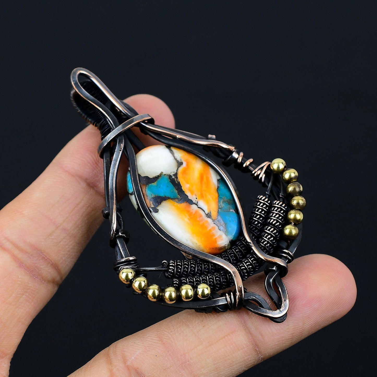 Turquoise Blue Gemstone Pendant