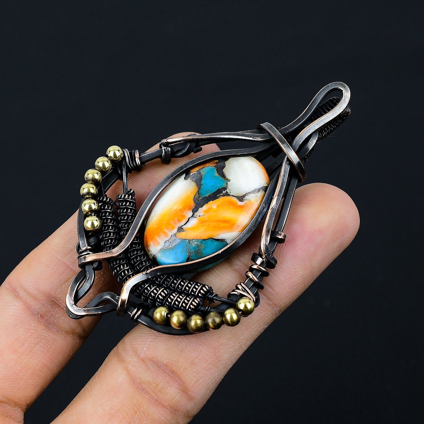 Turquoise Blue Gemstone Pendant