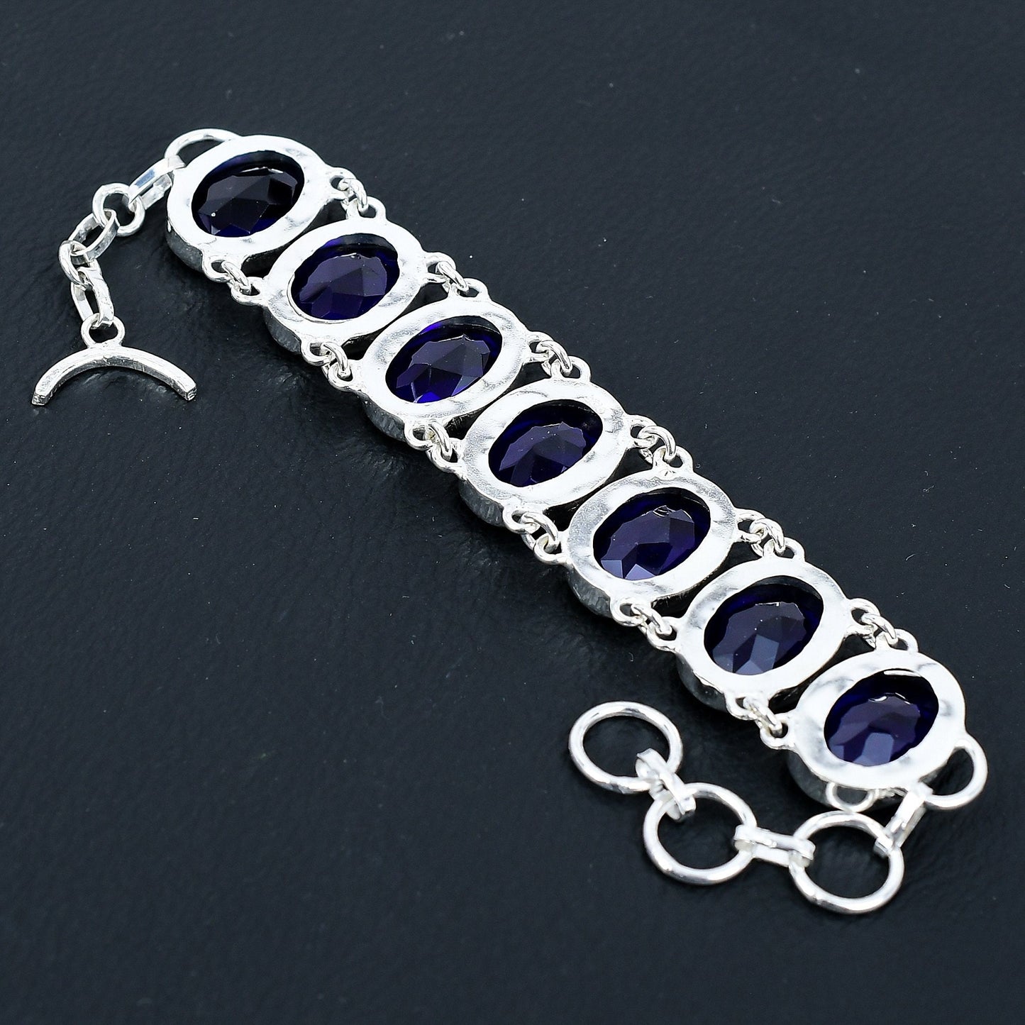 Blue Sapphire Gemstone Bracelet