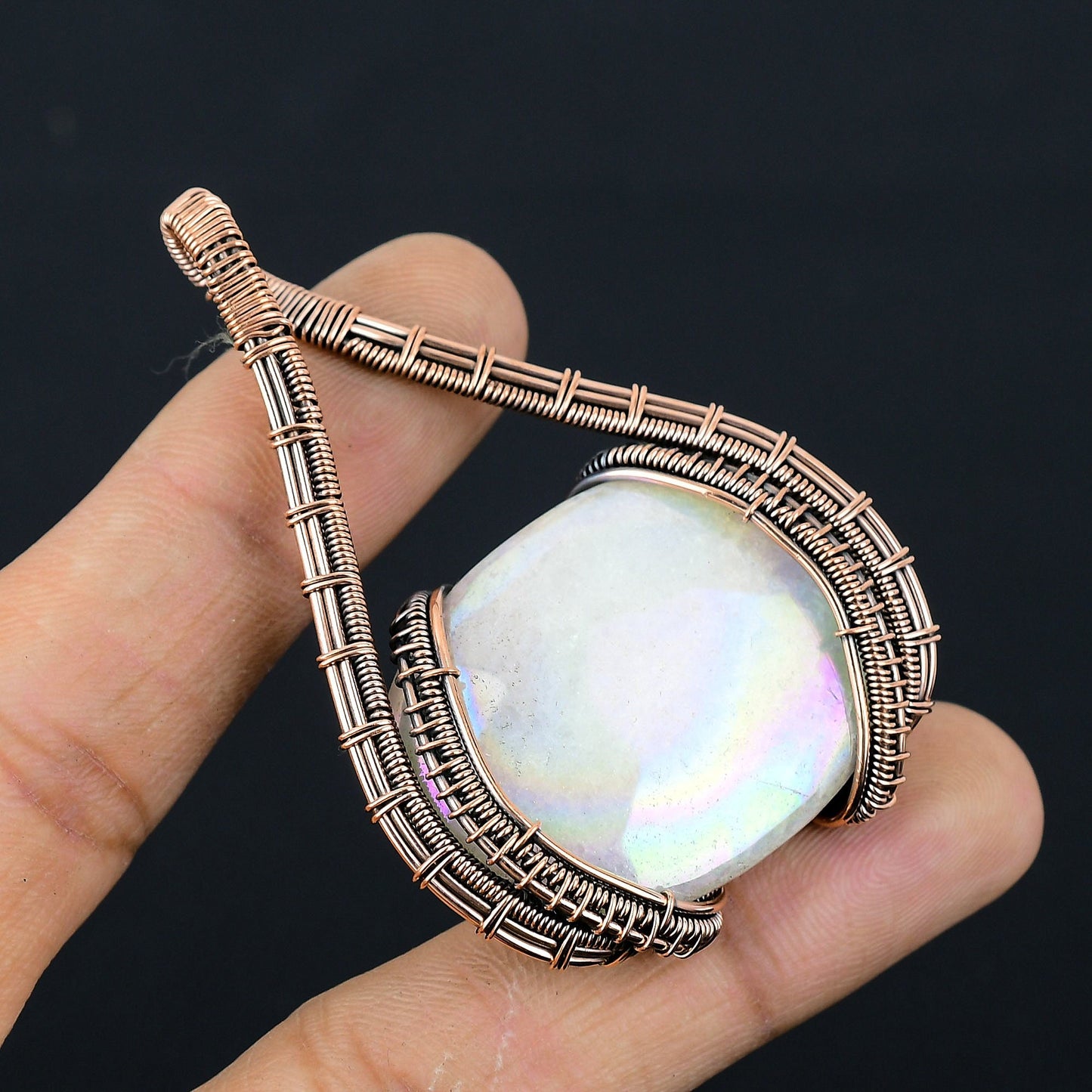 Rainbow Quartz Gemstone Pendant