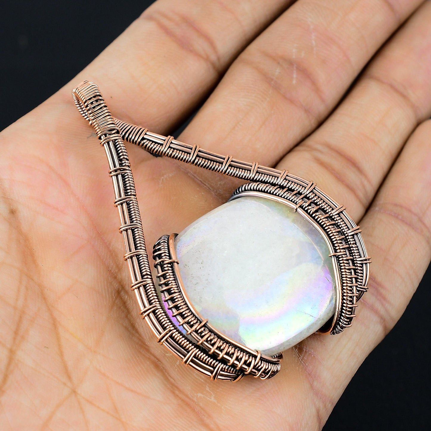 Rainbow Quartz Gemstone Pendant