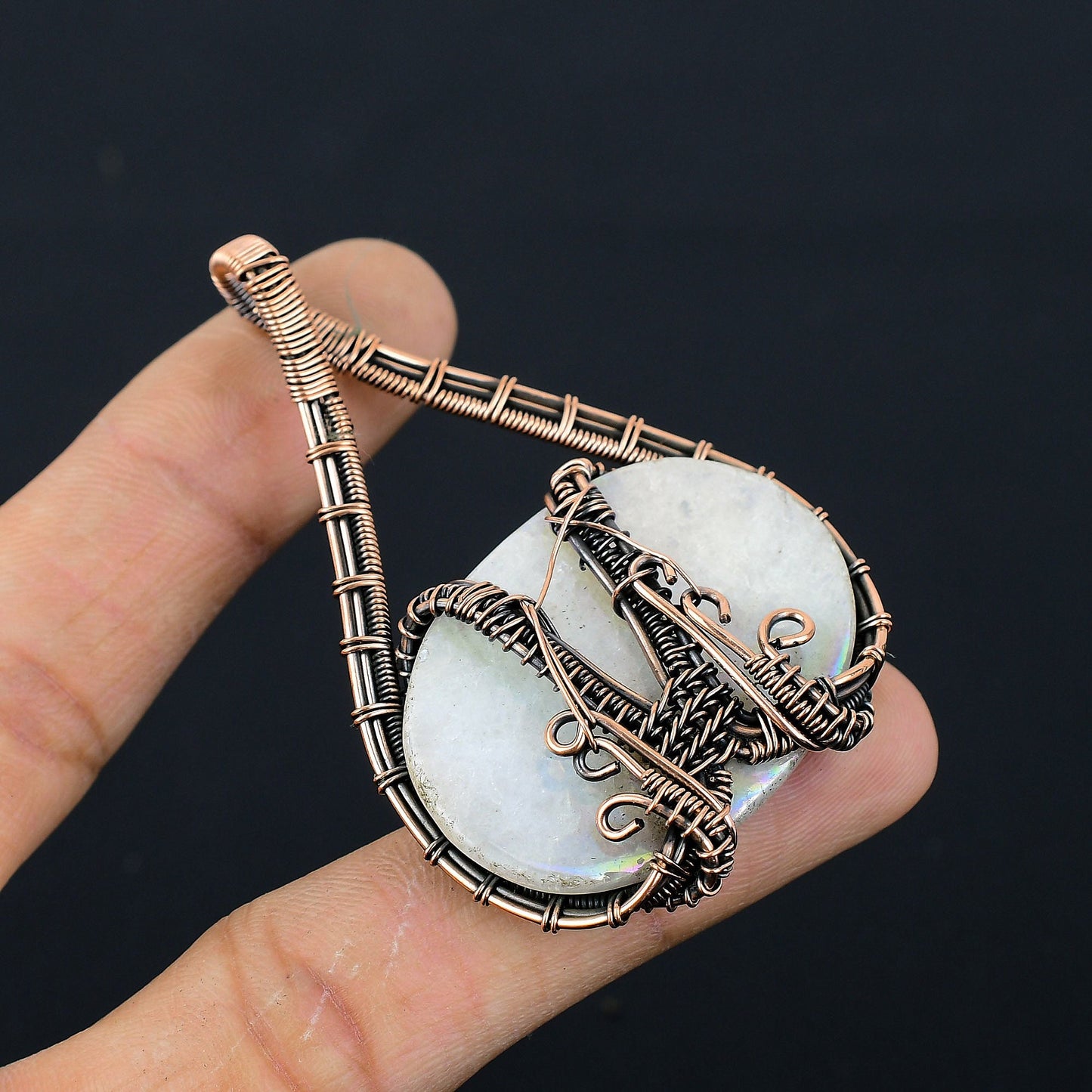 Rainbow Quartz Gemstone Pendant