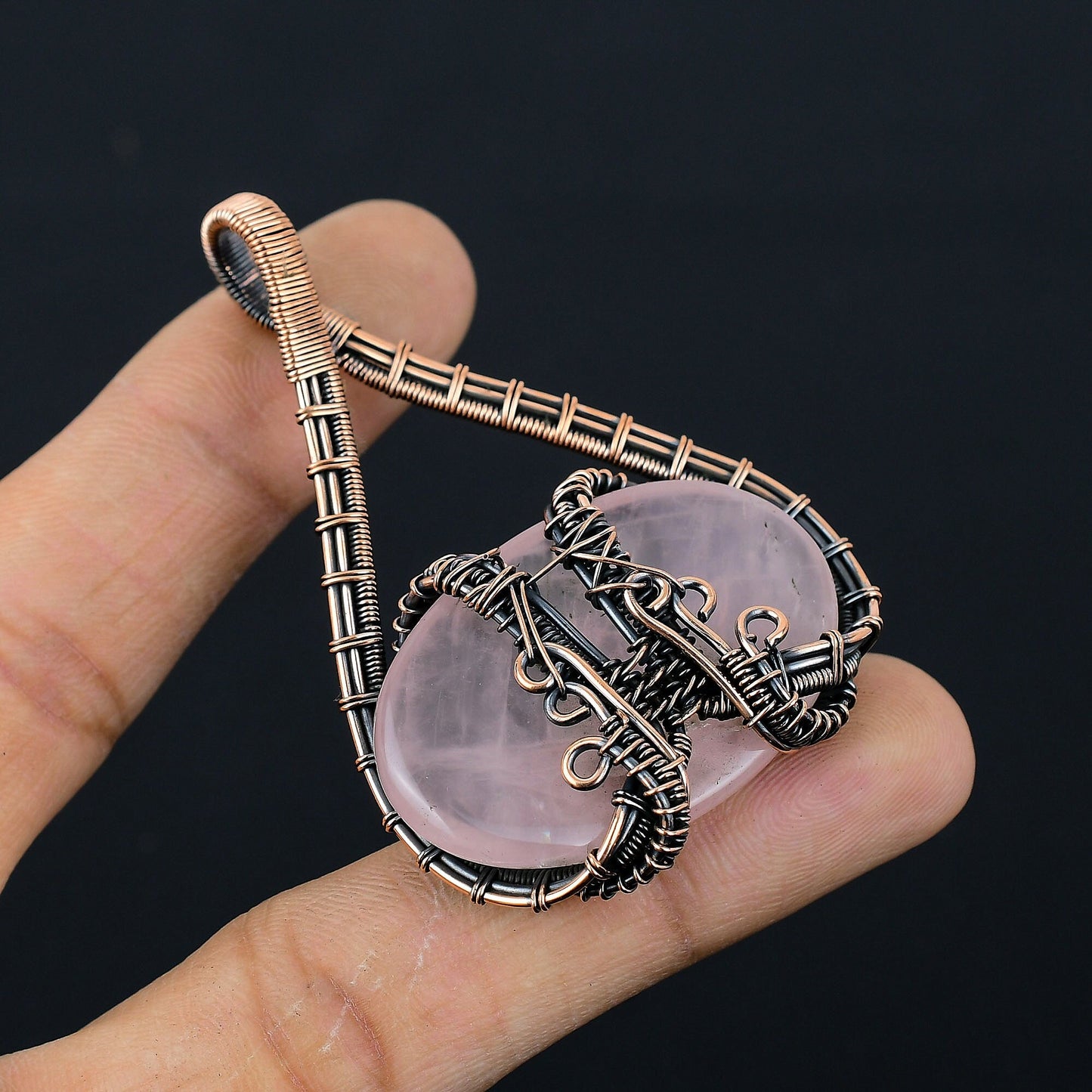 Rose Quartz Gemstone Pendant