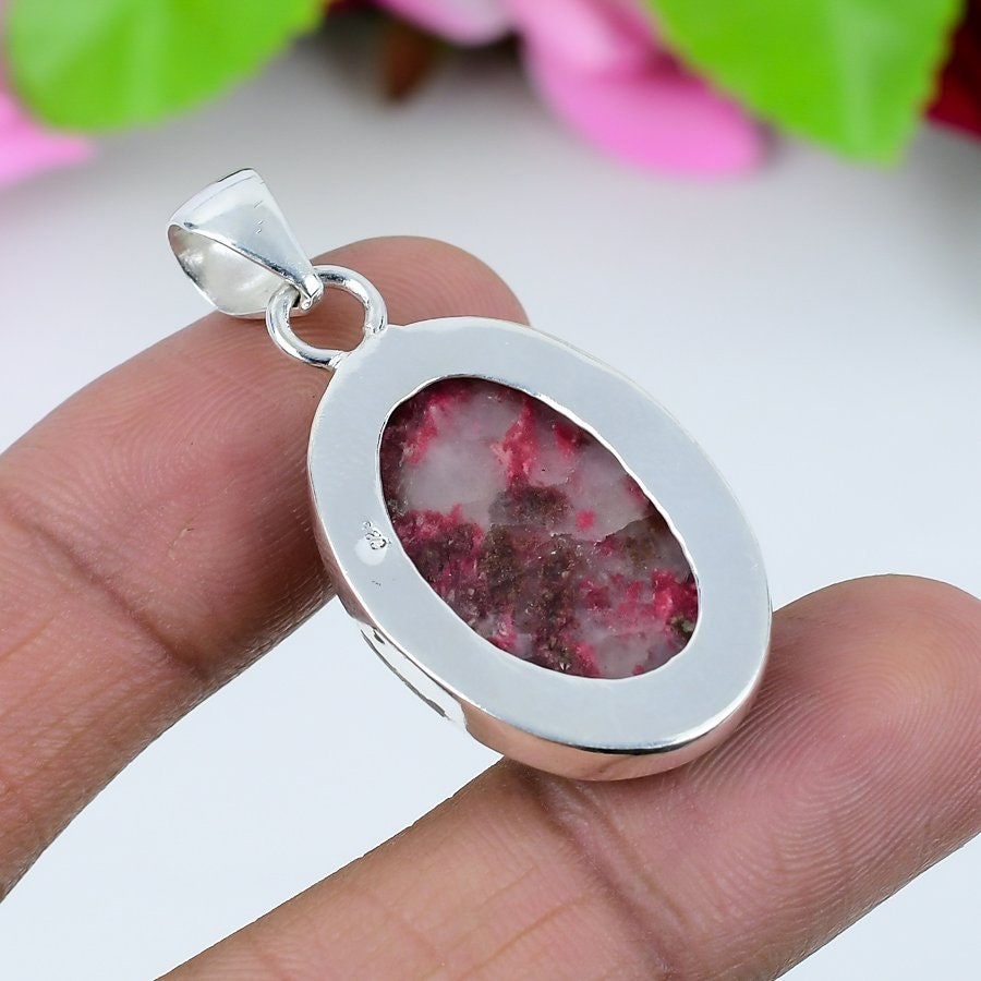 Pink Thulite Gemstone Pendant