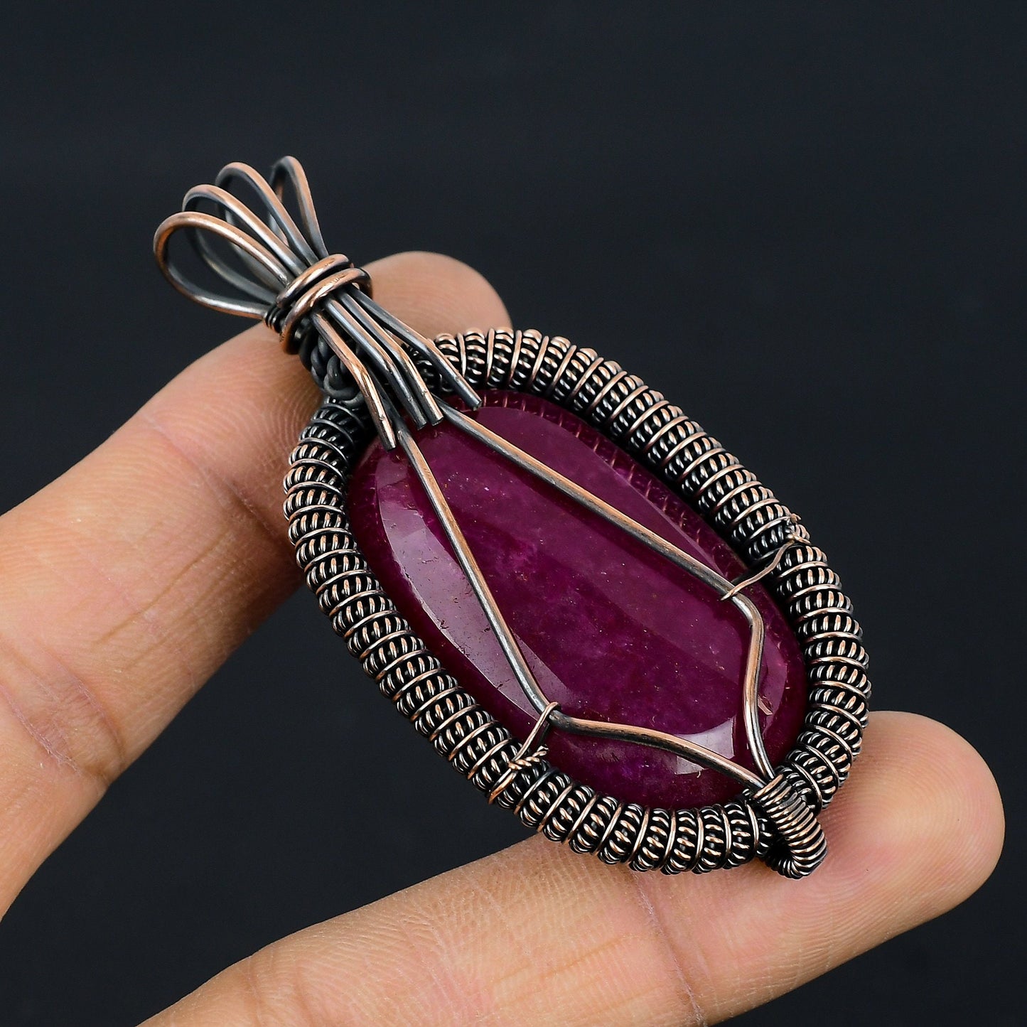 Red Ruby Gemstone Pendant