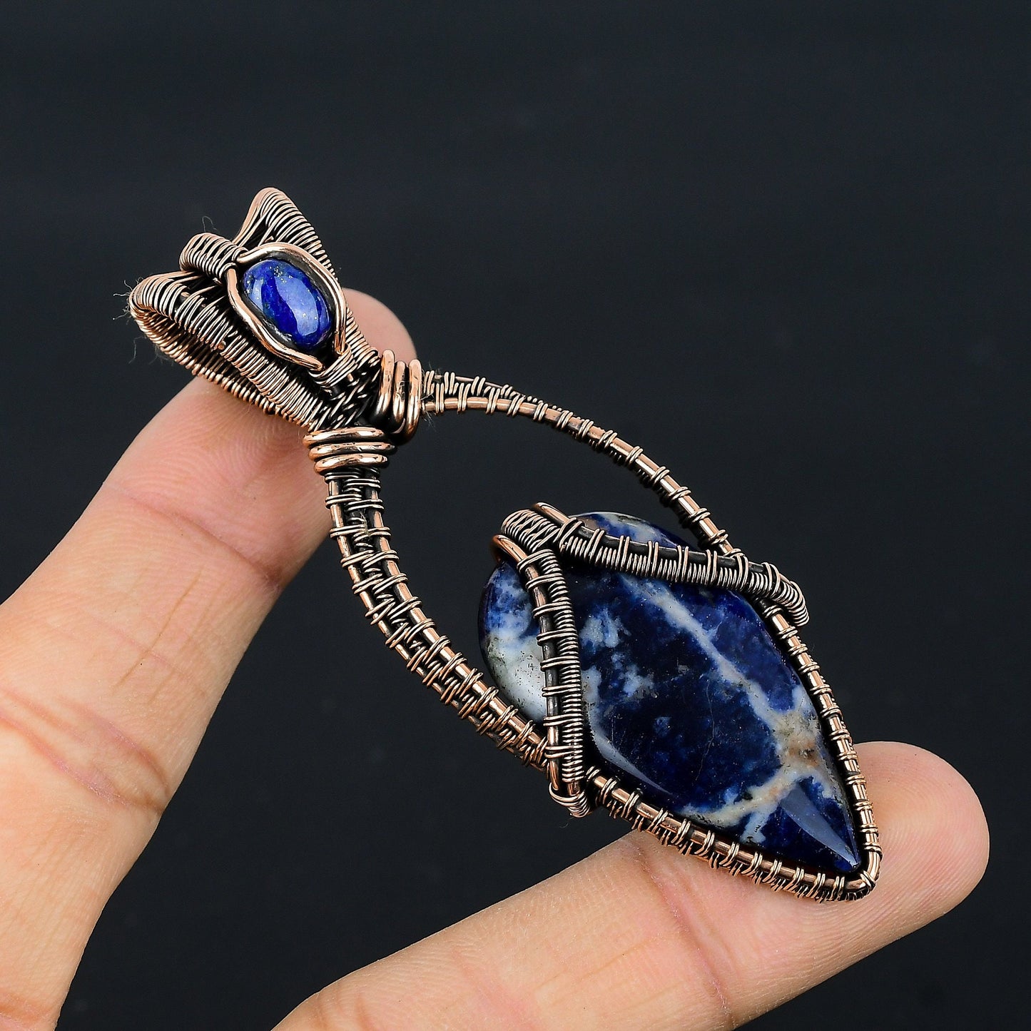 Blue Sodalite Gemstone Pendant