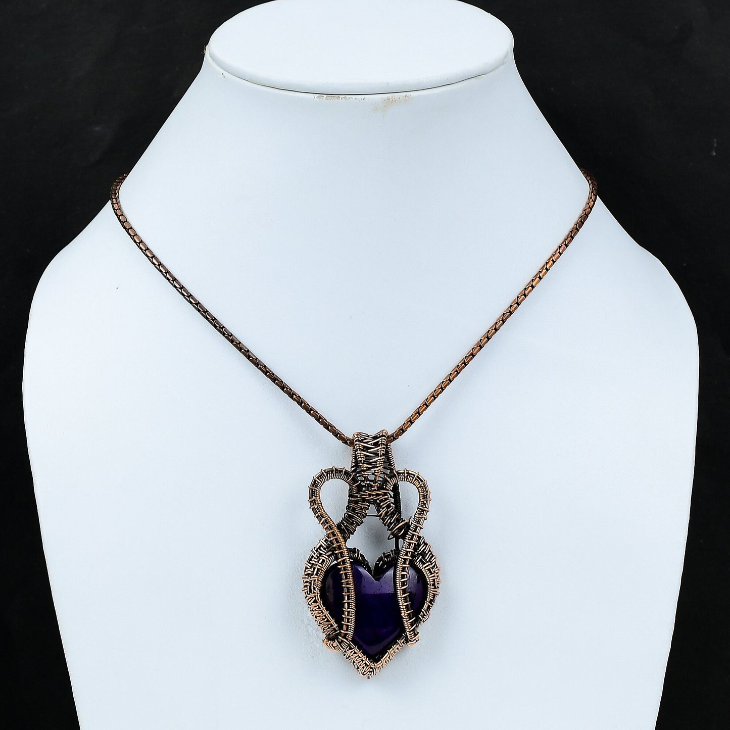 Purple Flash Labradorite Gemstone Pendant