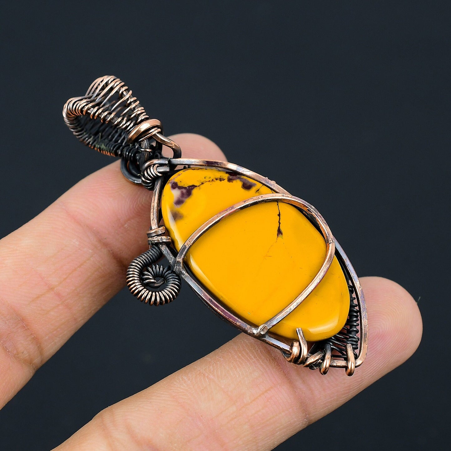 Multicolor Mookaite Gemstone Pendant