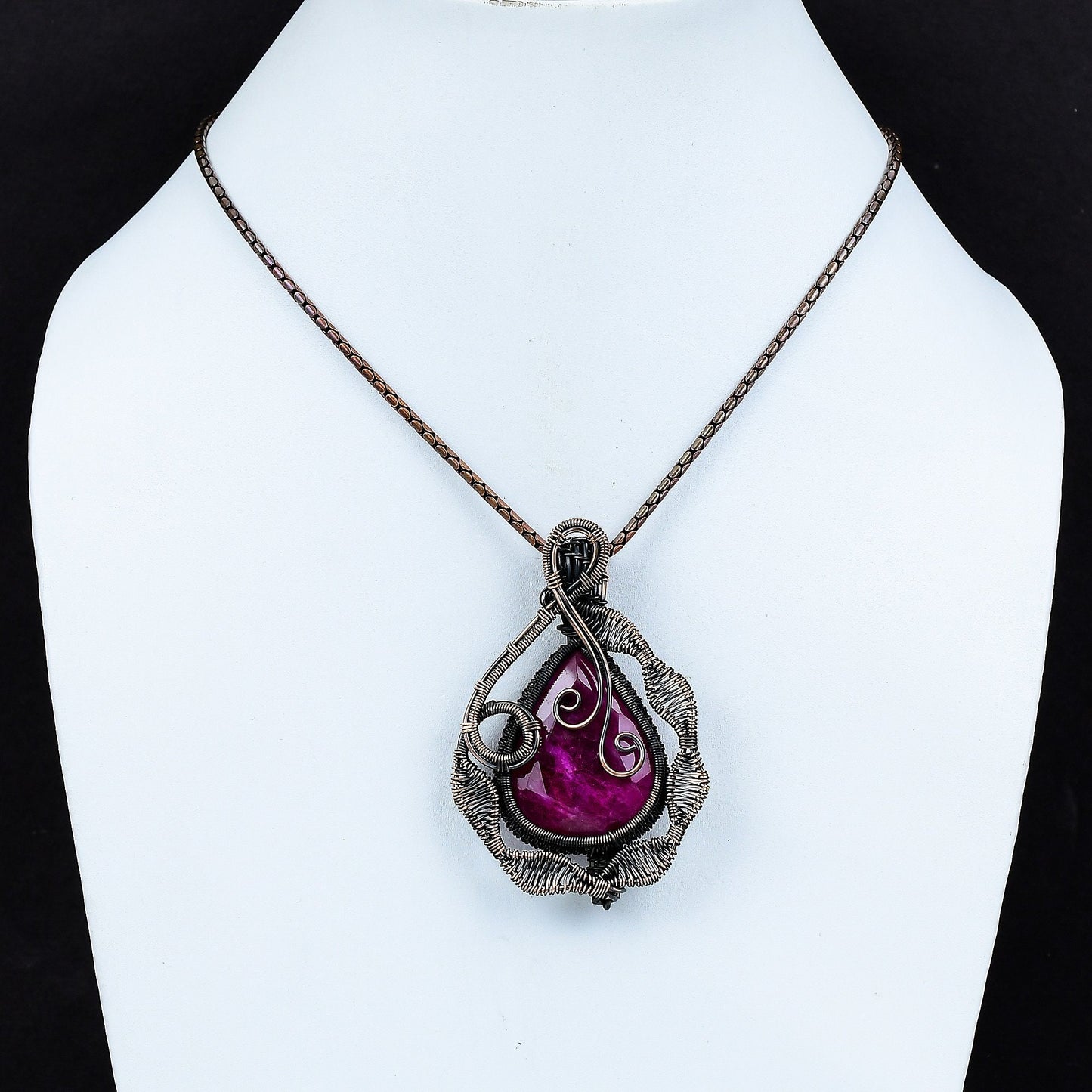 Red Ruby Gemstone Pendant