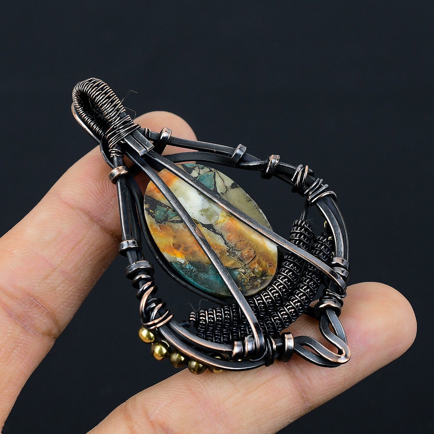 Turquoise Blue Gemstone Pendant