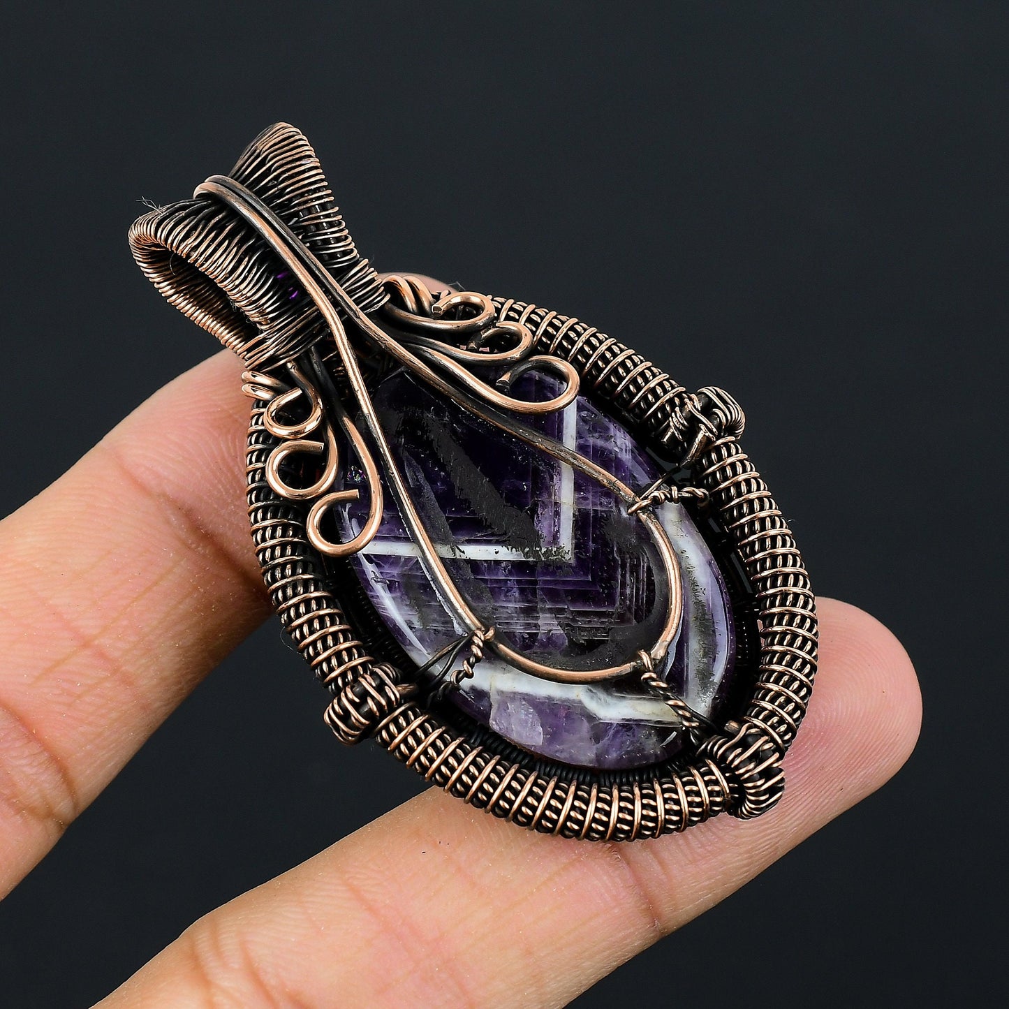 Purple Amethyst Gemstone Pendant