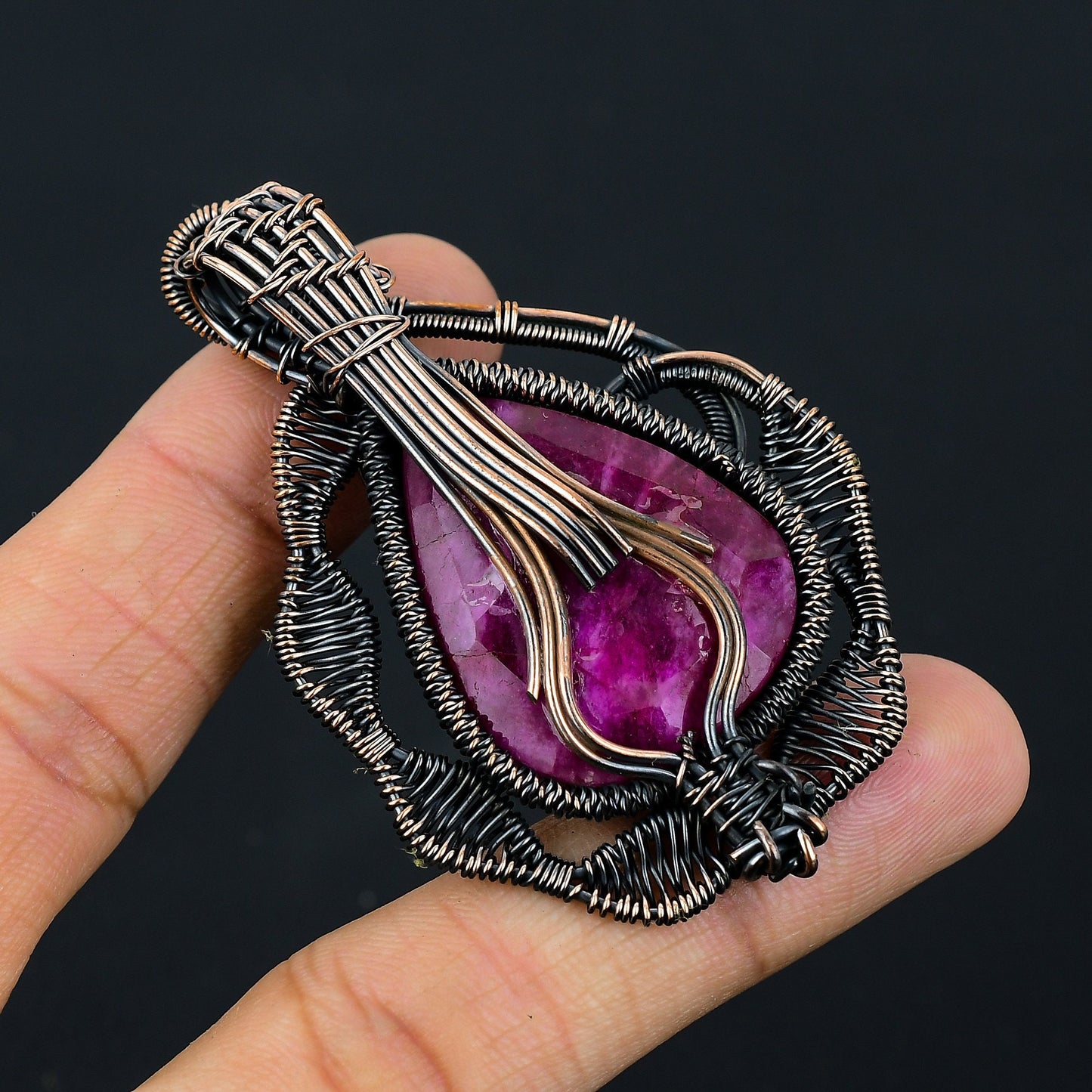 Red Ruby Gemstone Pendant