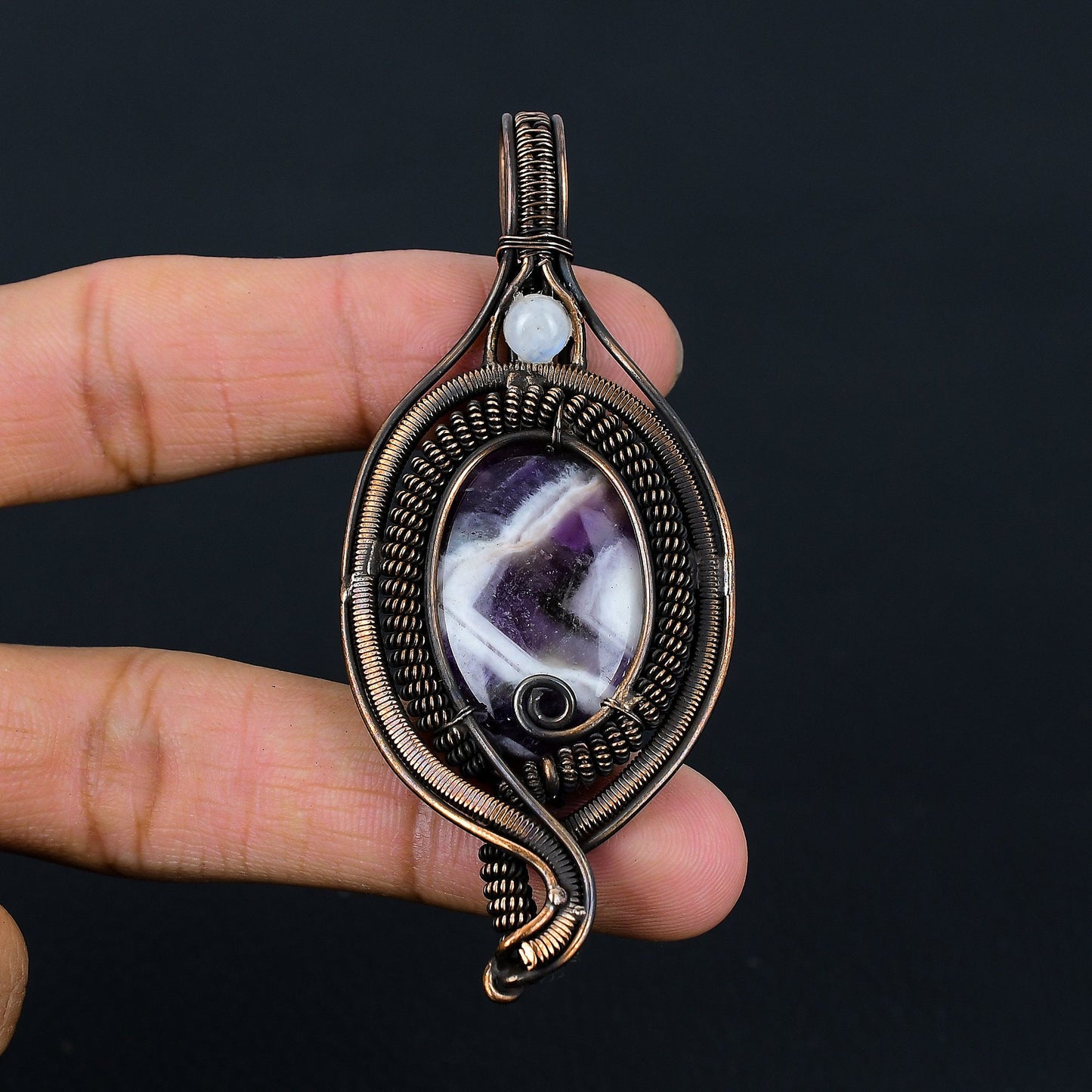 Purple Amethyst Gemstone Pendant