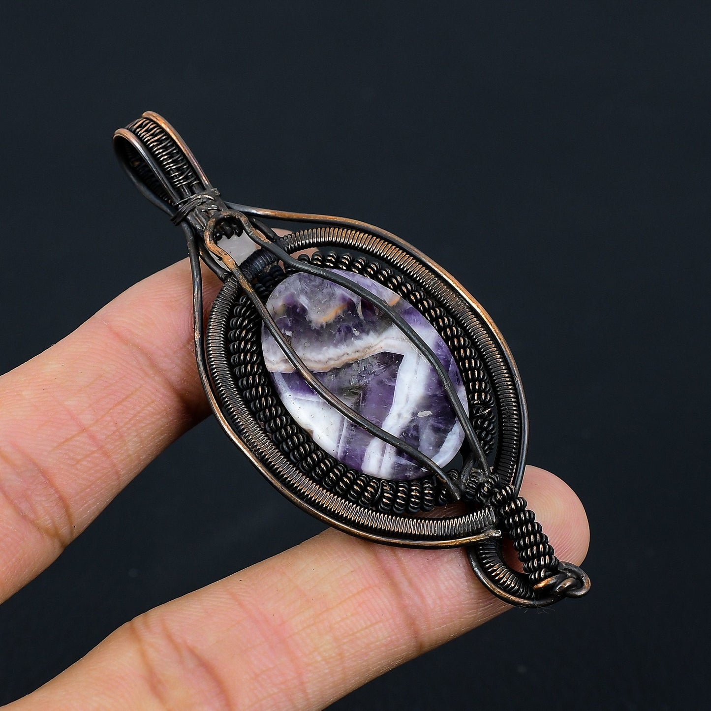 Purple Amethyst Gemstone Pendant
