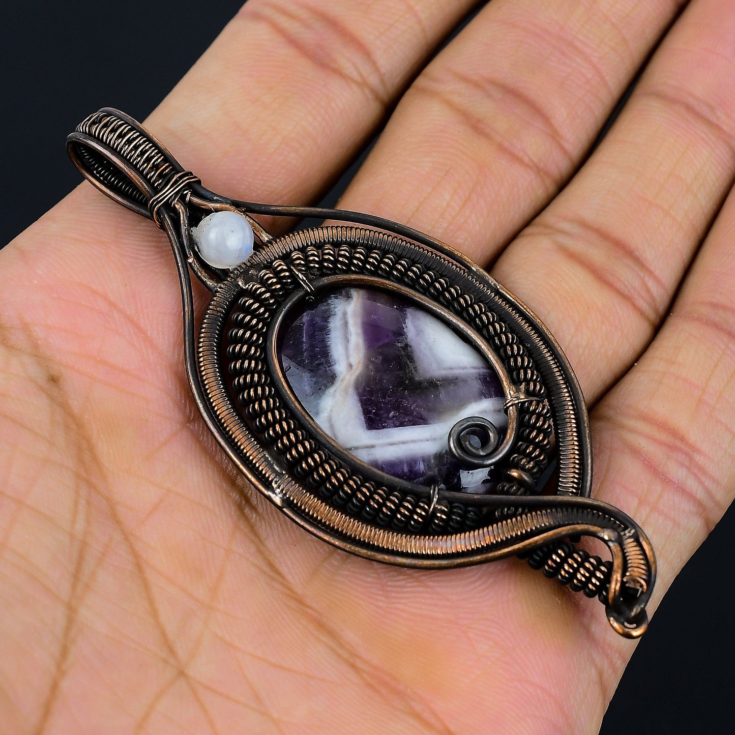 Purple Amethyst Gemstone Pendant