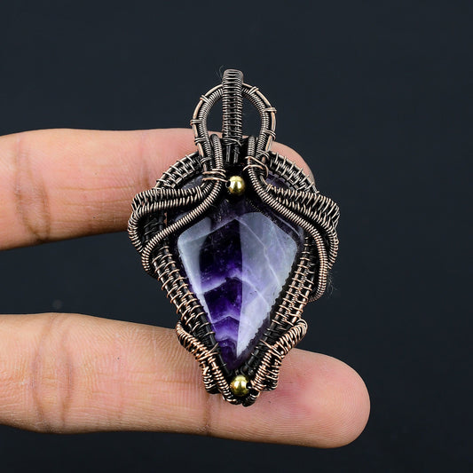 Purple Amethyst Gemstone Pendant
