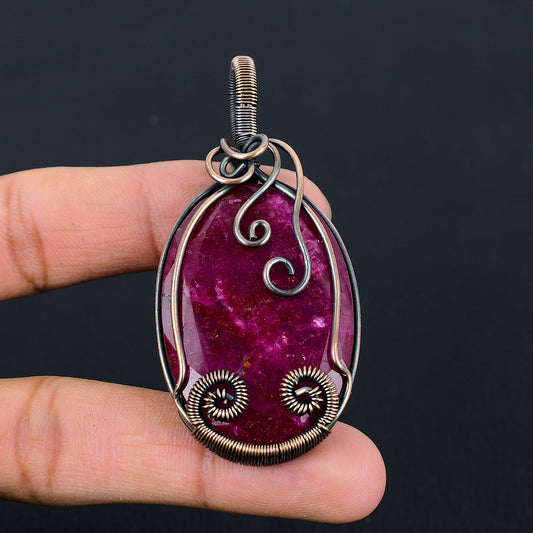 Red Ruby Gemstone Pendant