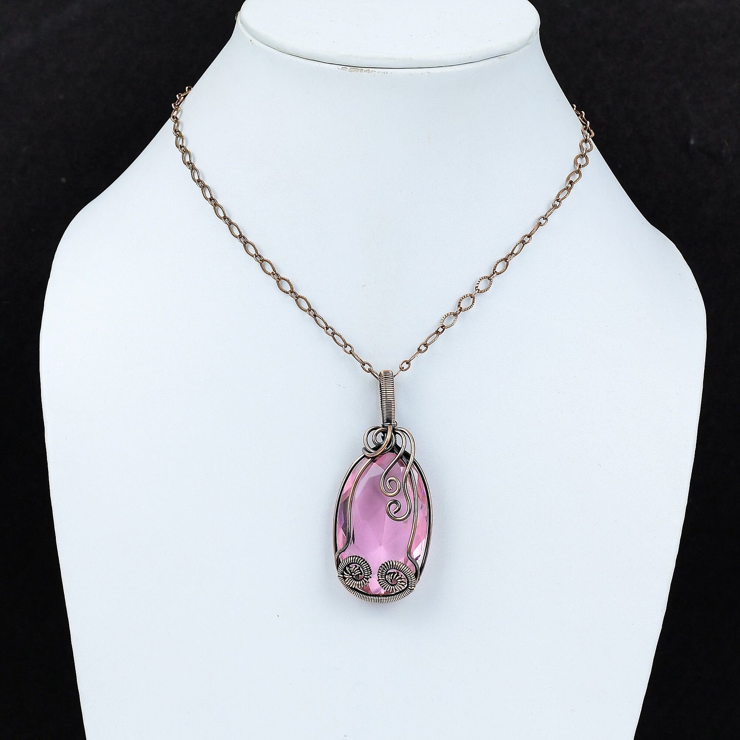 Pink Kunzite Gemstone Pendant