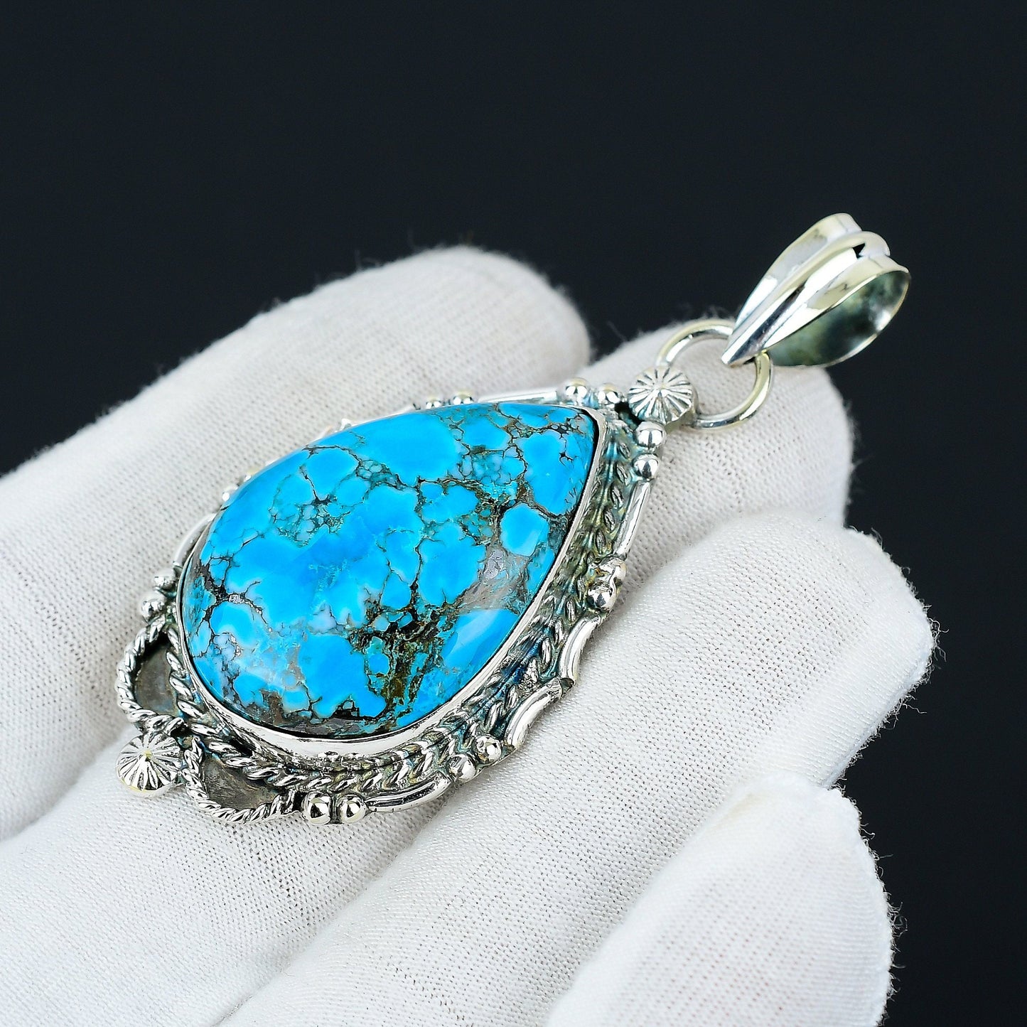 Turquoise Sterling Silver Pendant