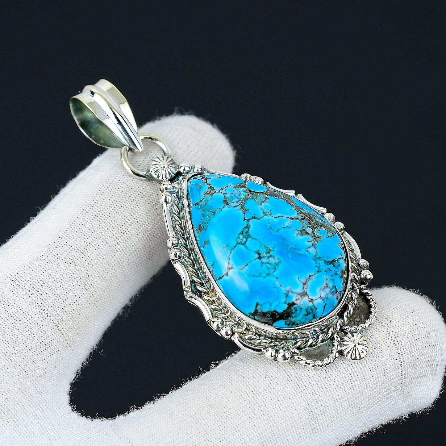 Turquoise Sterling Silver Pendant