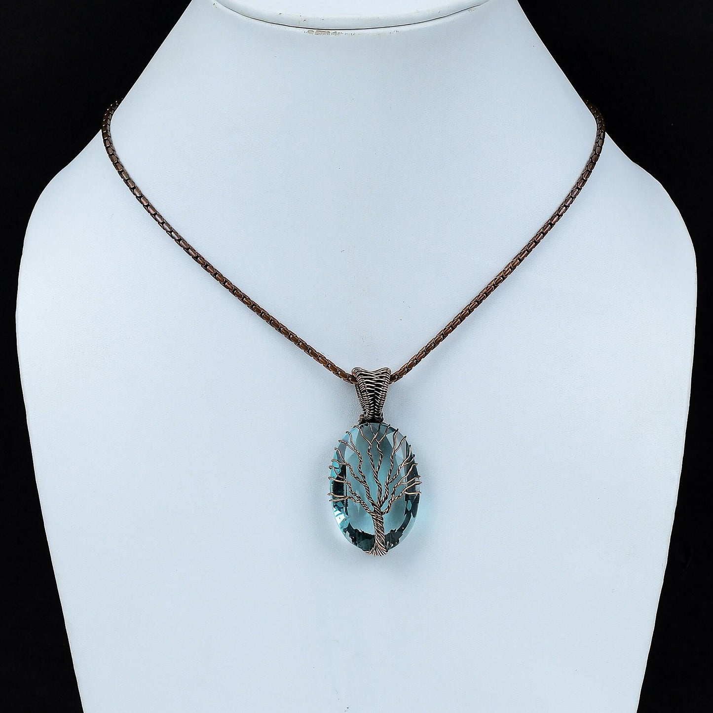 Blue Topaz Gemstone Pendant