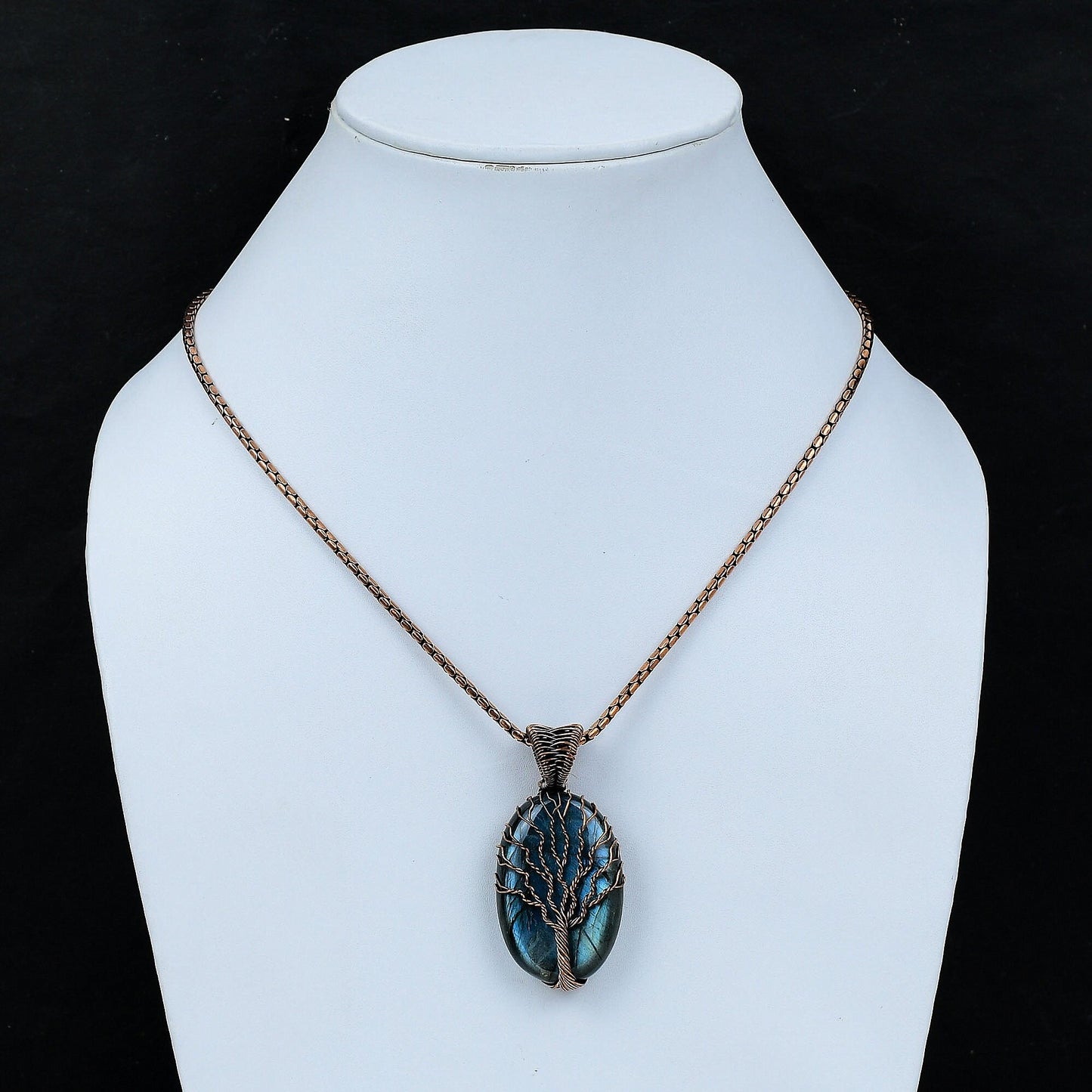 Blue Labradorite Gemstone Pendant