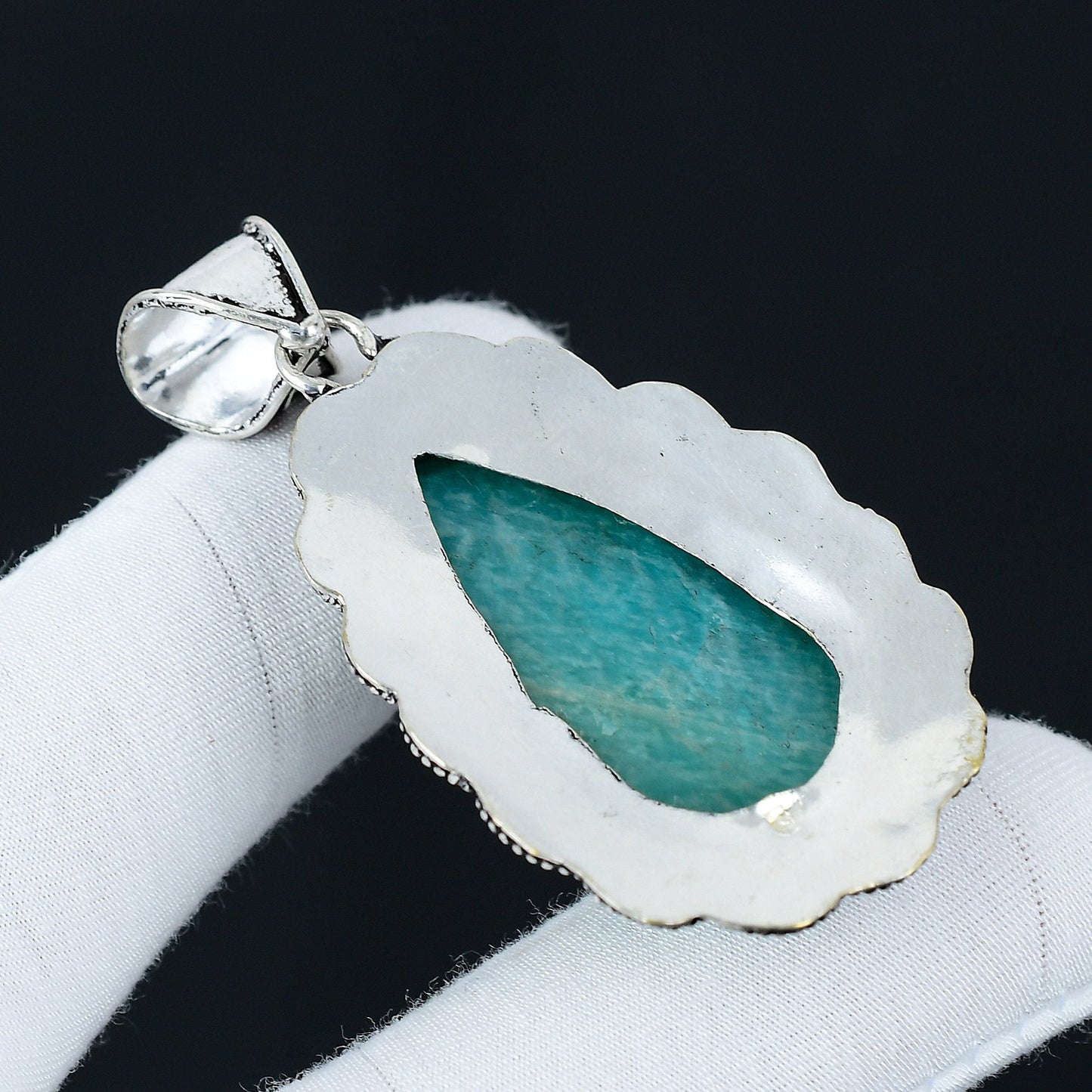 Green Amazonite Gemstone Pendant