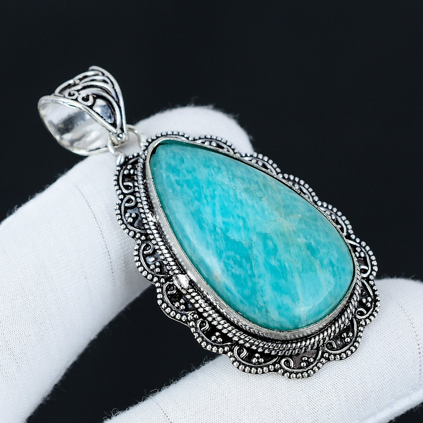 Green Amazonite Gemstone Pendant