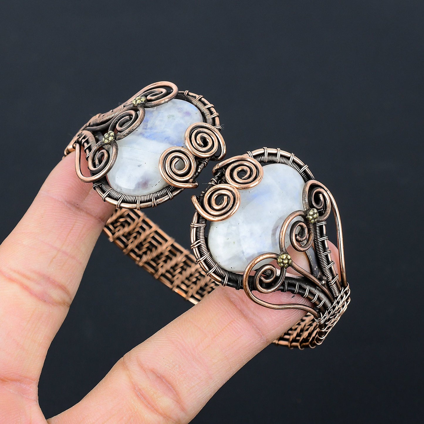 Rainbow Moonstone Gemstone Bracelet