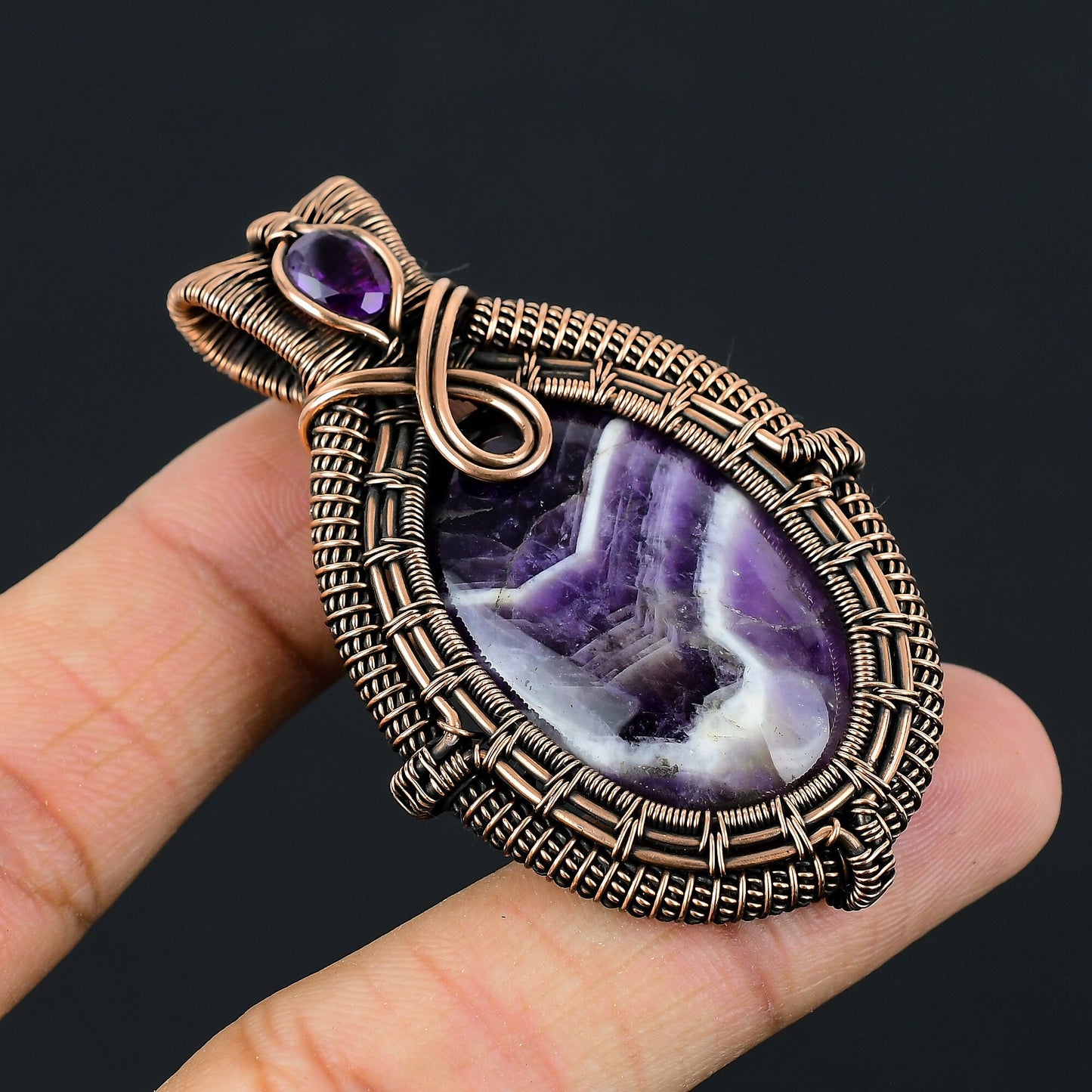 Purple Amethyst Gemstone Pendant
