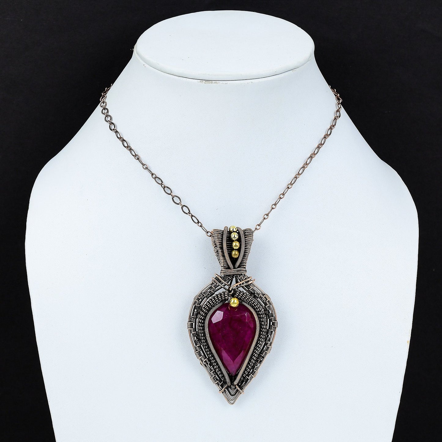 Red Ruby Gemstone Pendant