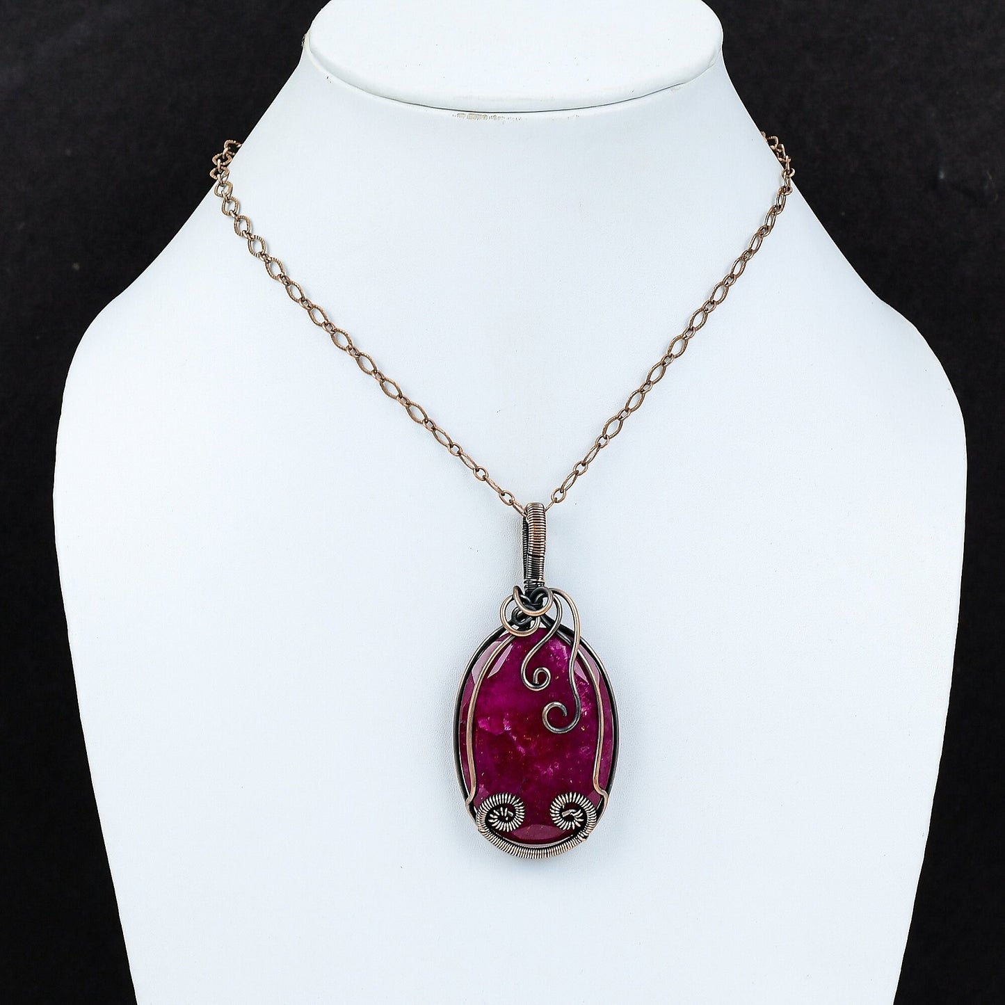 Red Ruby Gemstone Pendant