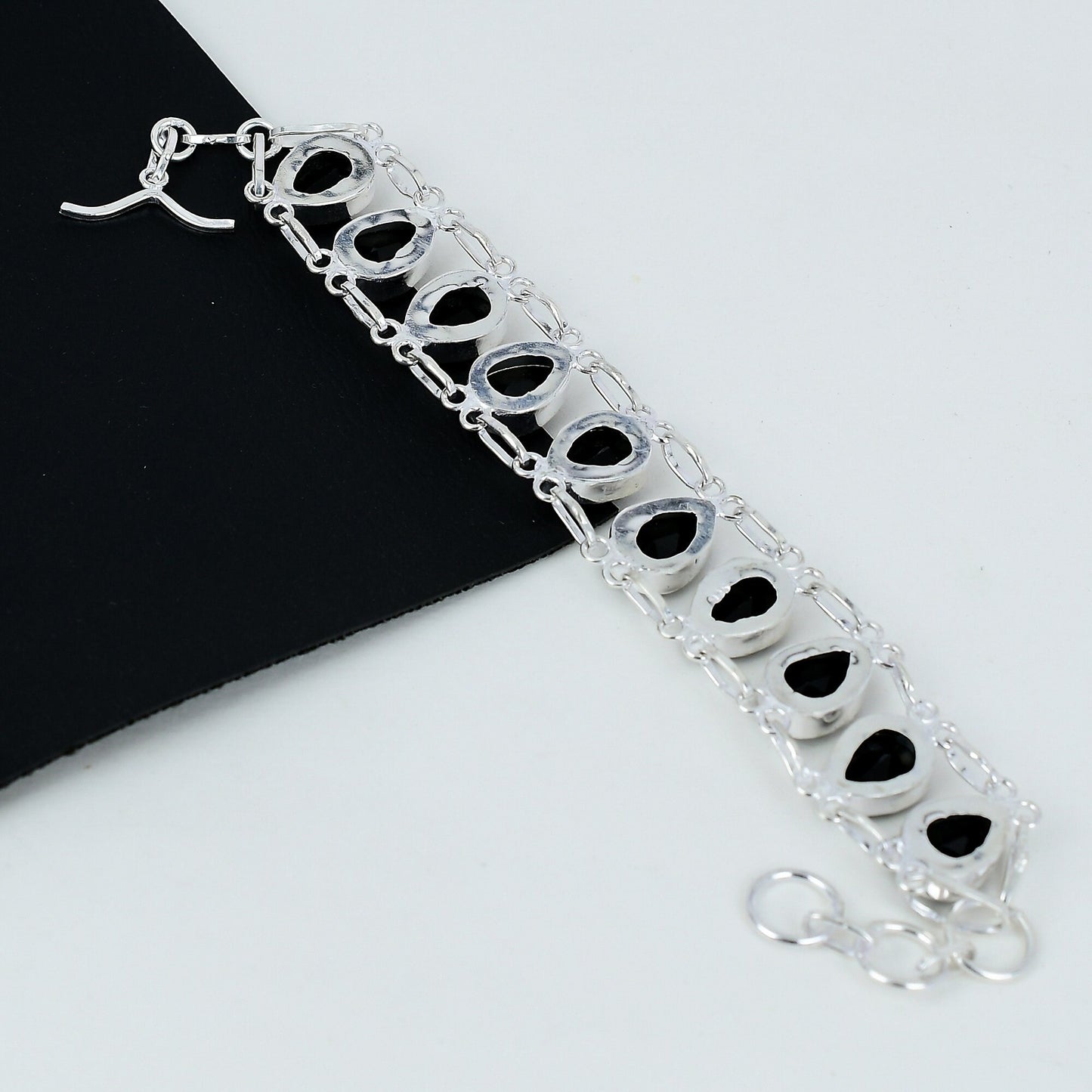 Black Spinel Gemstone Bracelet